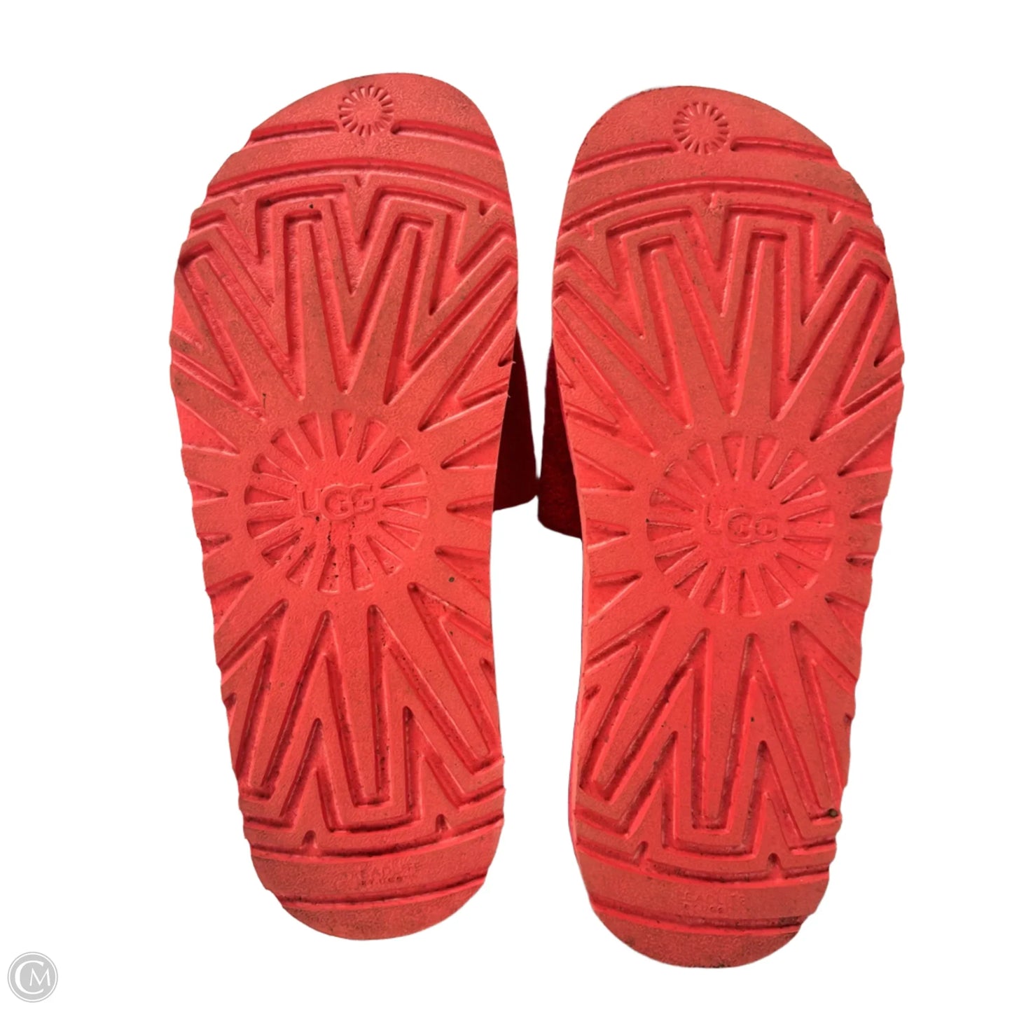Sandals Designer By Ugg In Pink, Size: 11