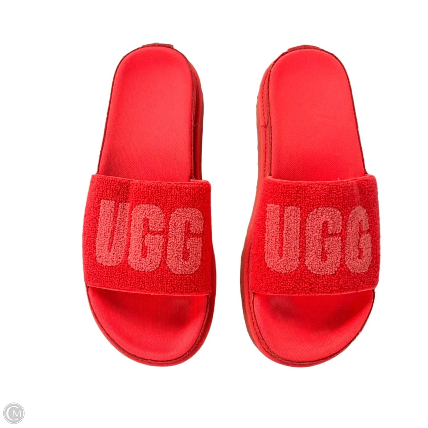 Sandals Designer By Ugg In Pink, Size: 11