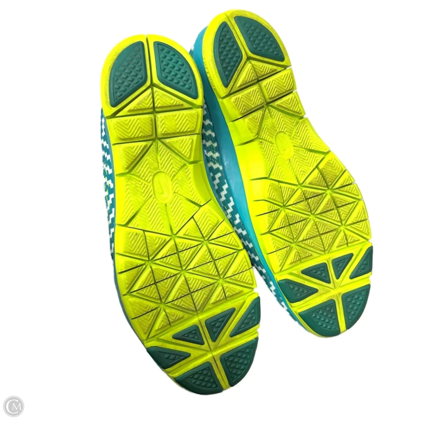 Shoes Athletic By Nike In Green & Yellow, Size: 9.5
