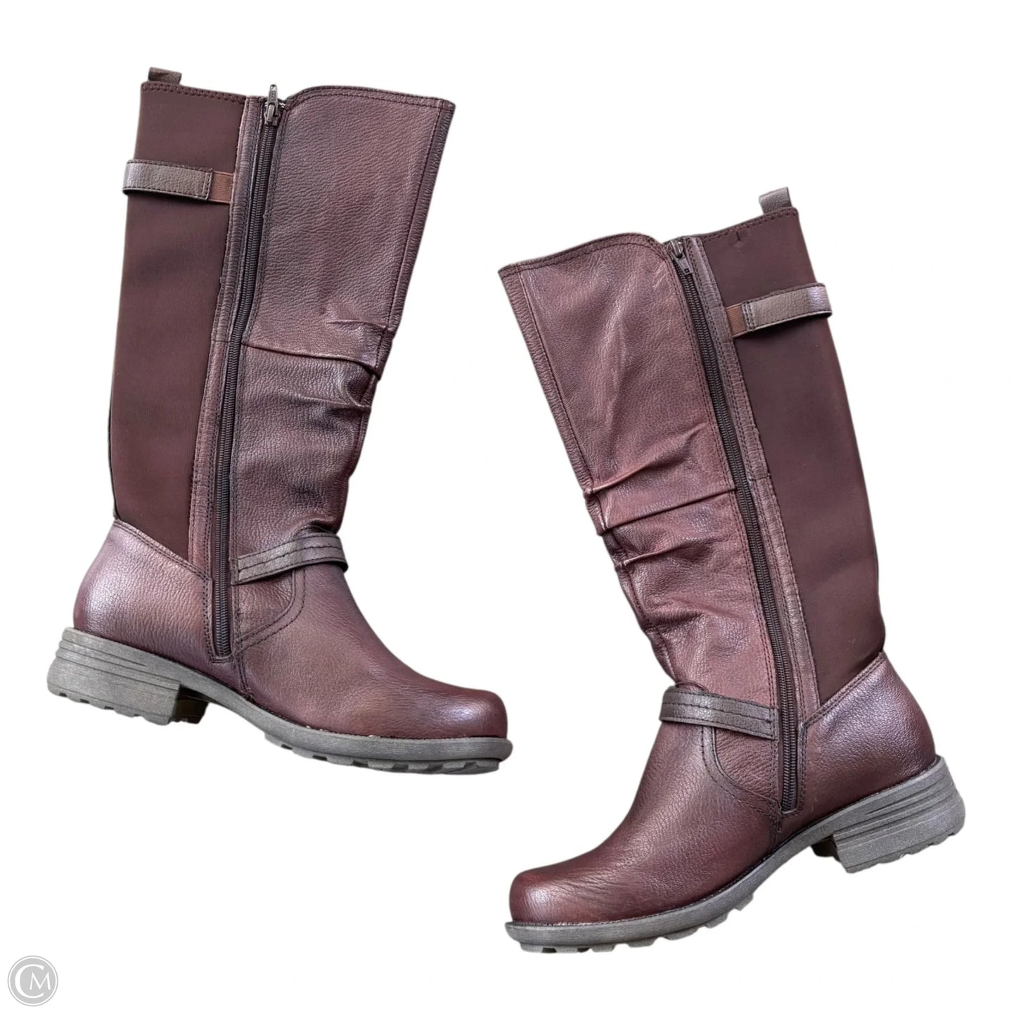 Boots Knee Flats By Earth Origins In Brown, Size: 10
