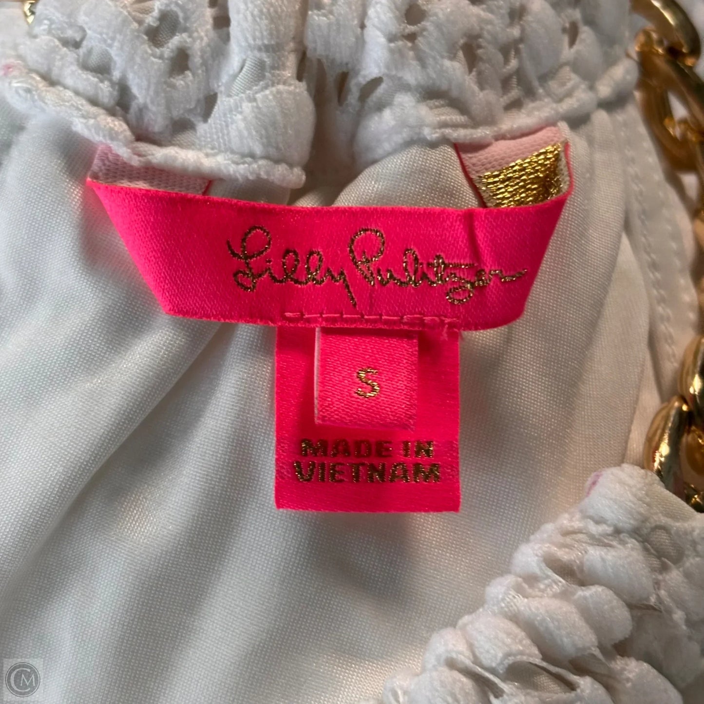 Dress Designer By Lilly Pulitzer In White, Size: S