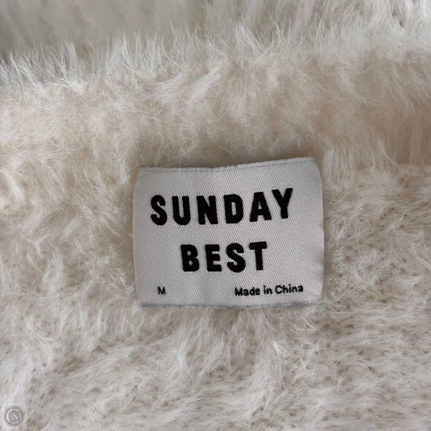 Sweater By Sunday Best In White, Size: M