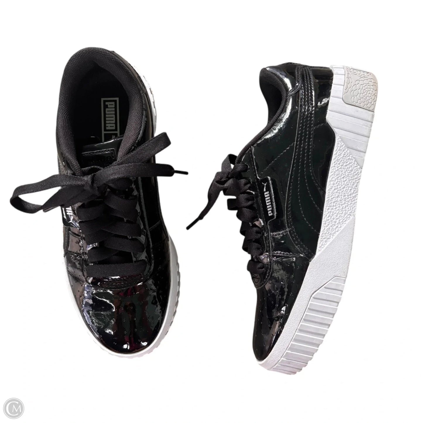 Shoes Sneakers By Puma In Black, Size: 6.5