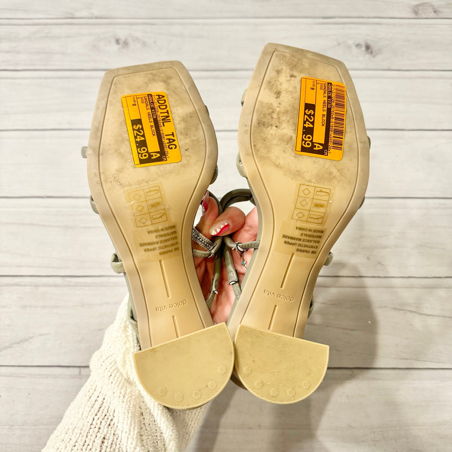 Sandals Heels Block By Dolce Vita Size: 9