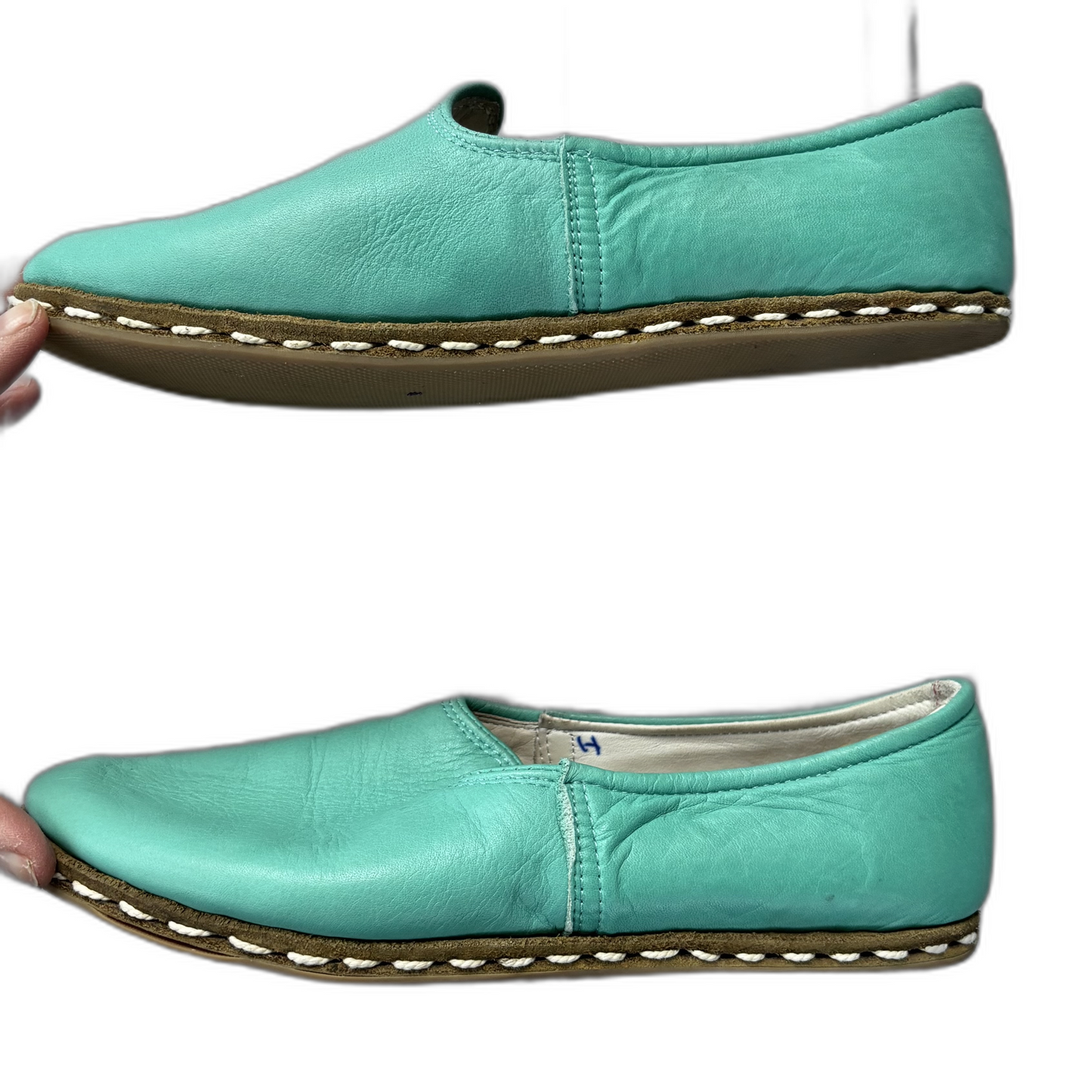 Shoes Flats By Sabah In Blue, Size: 6.5