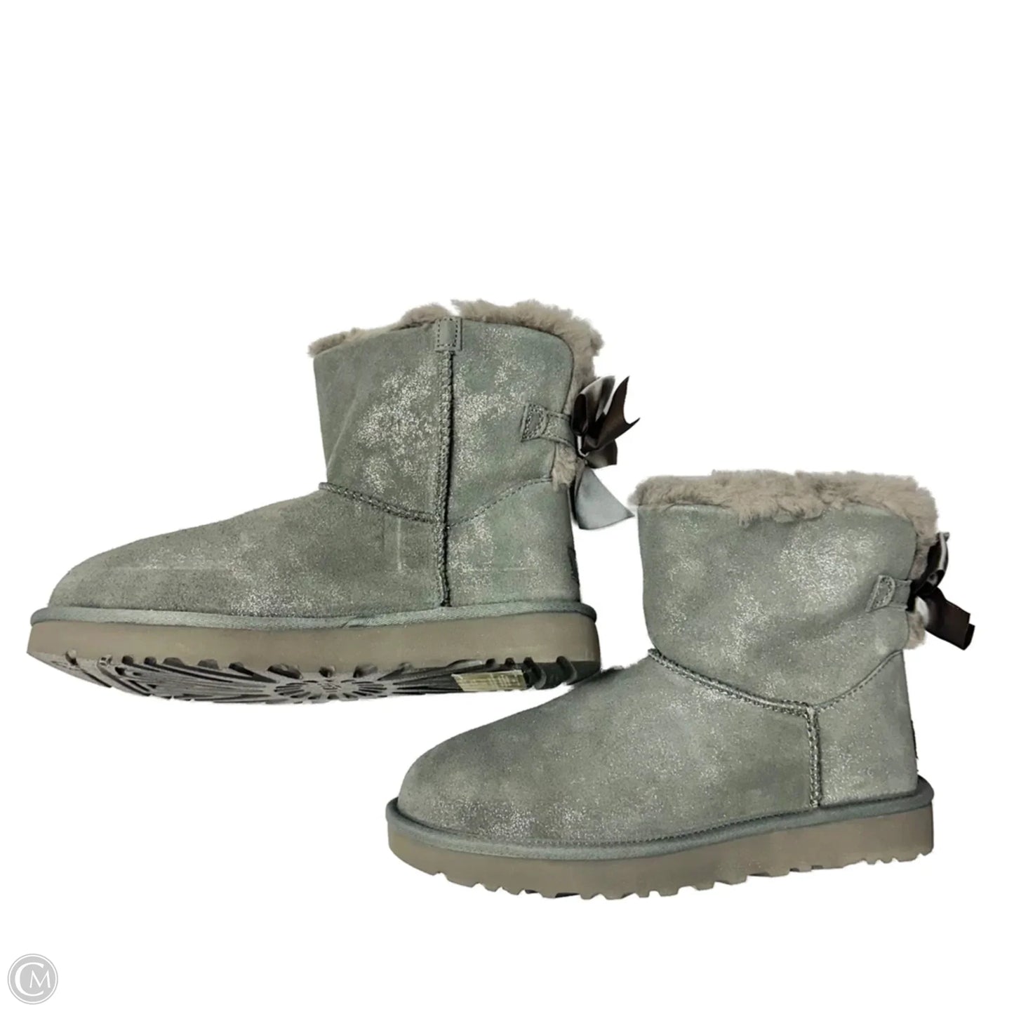 Boots Designer By Ugg In Grey, Size: 9