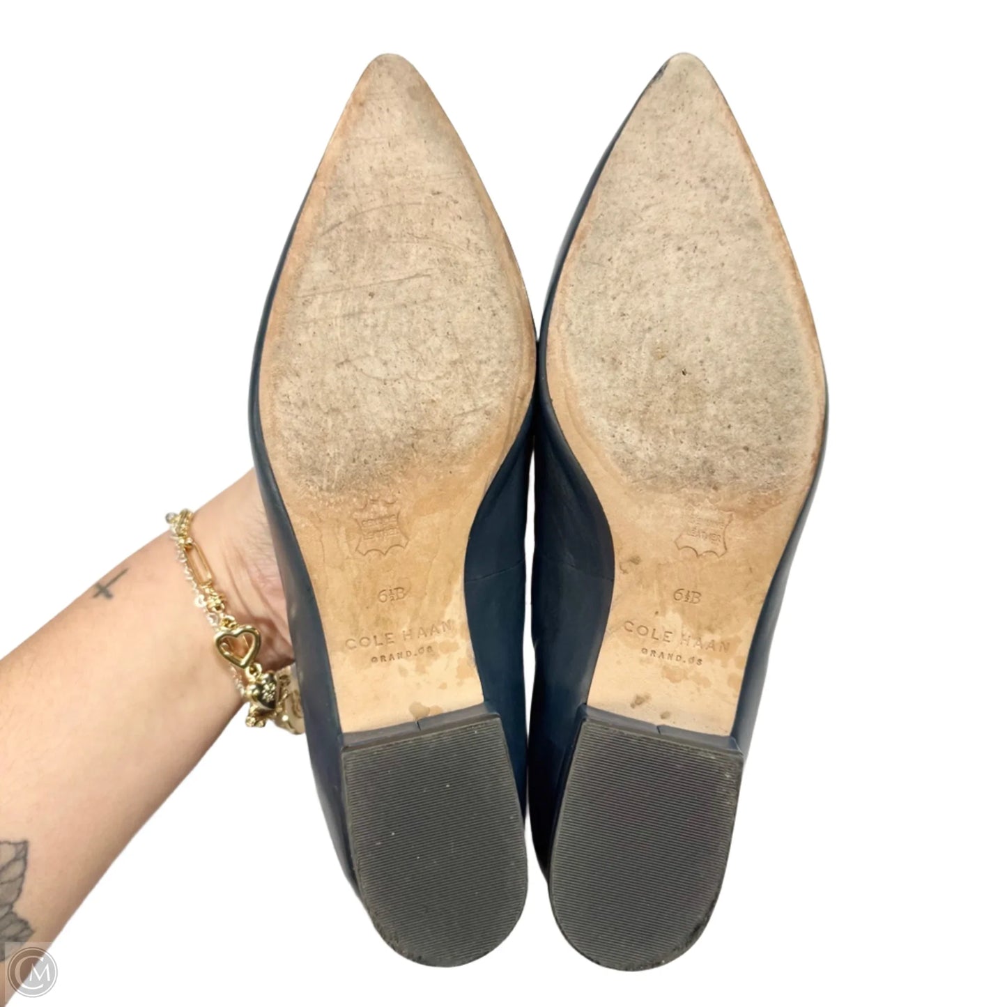 Shoes Heels Kitten By Cole-haan In Navy, Size: 6.5