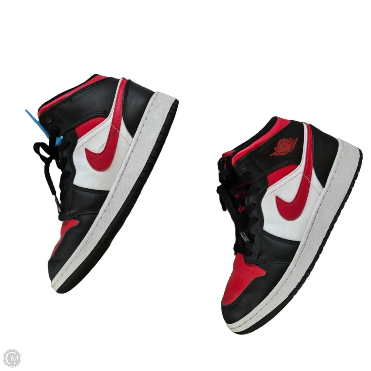 Shoes Luxury Designer By Jordan In Black & Red, Size: 7.5