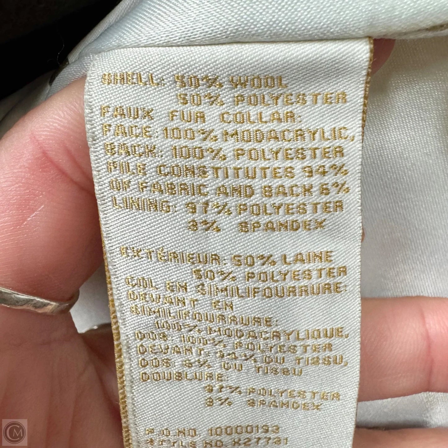 Coat Designer By Kate Spade In Green, Size: S