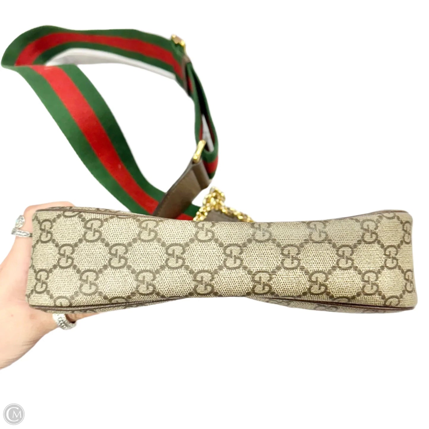 Crossbody Luxury Designer By Gucci, Size: Small