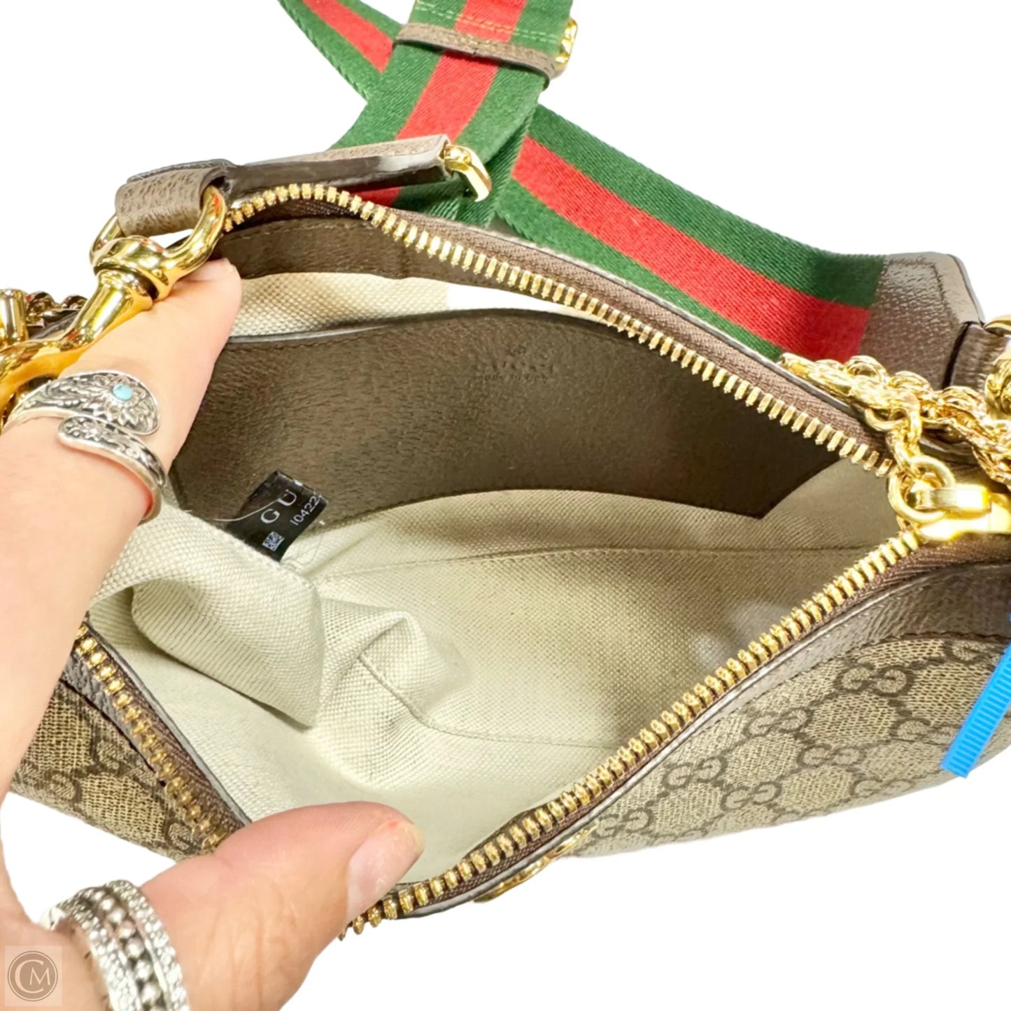 Crossbody Luxury Designer By Gucci, Size: Small