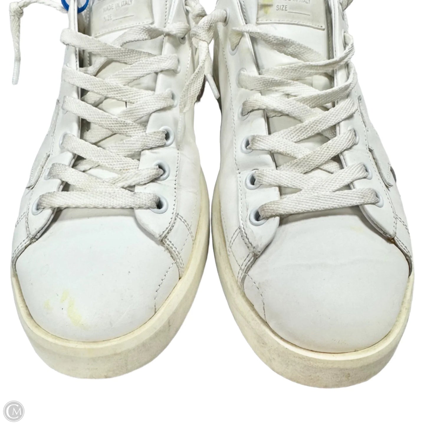 Shoes Luxury Designer By Golden Goose In White, Size: 9.5