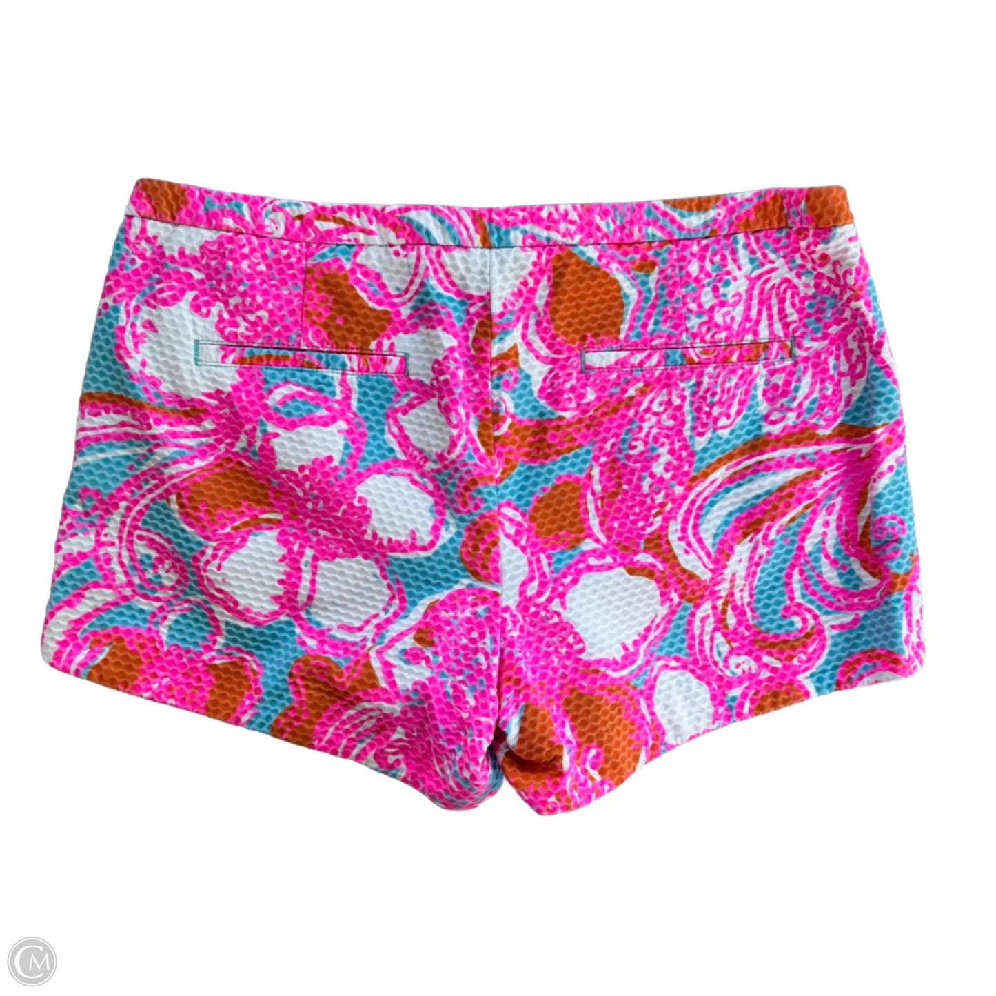 Shorts Designer By Lilly Pulitzer In Orange & Pink, Size: 12