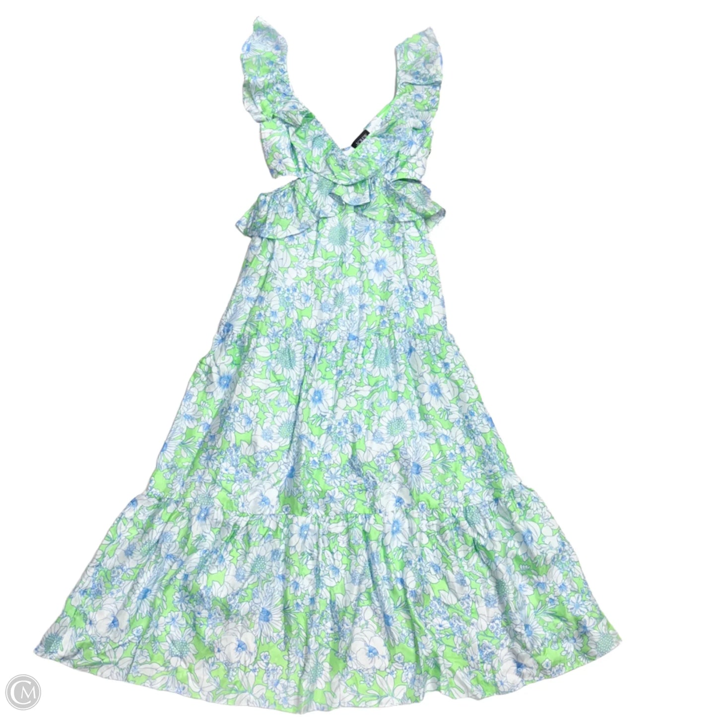 Dress Casual Maxi By J. Crew In Floral Print, Size: M
