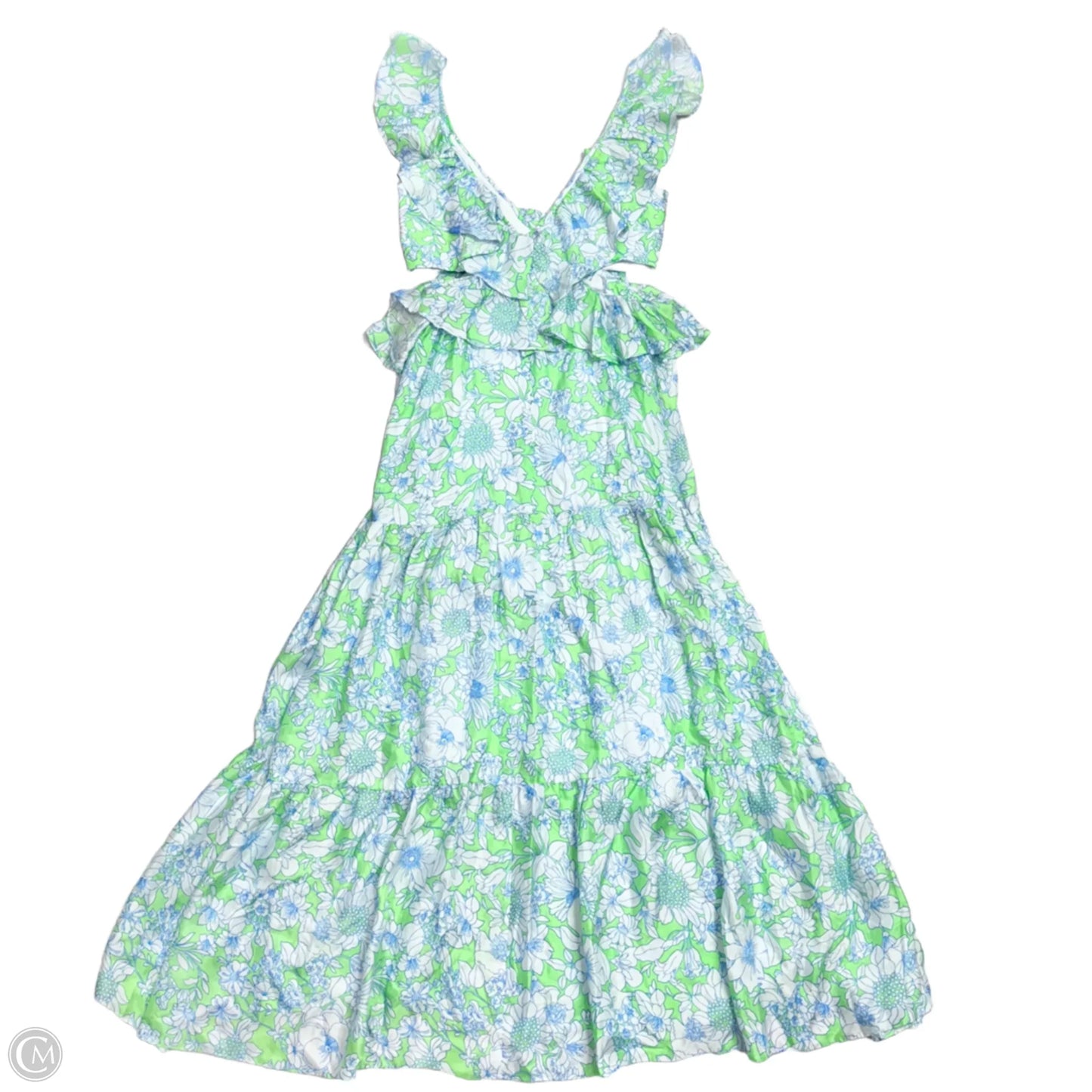 Dress Casual Maxi By J. Crew In Floral Print, Size: M