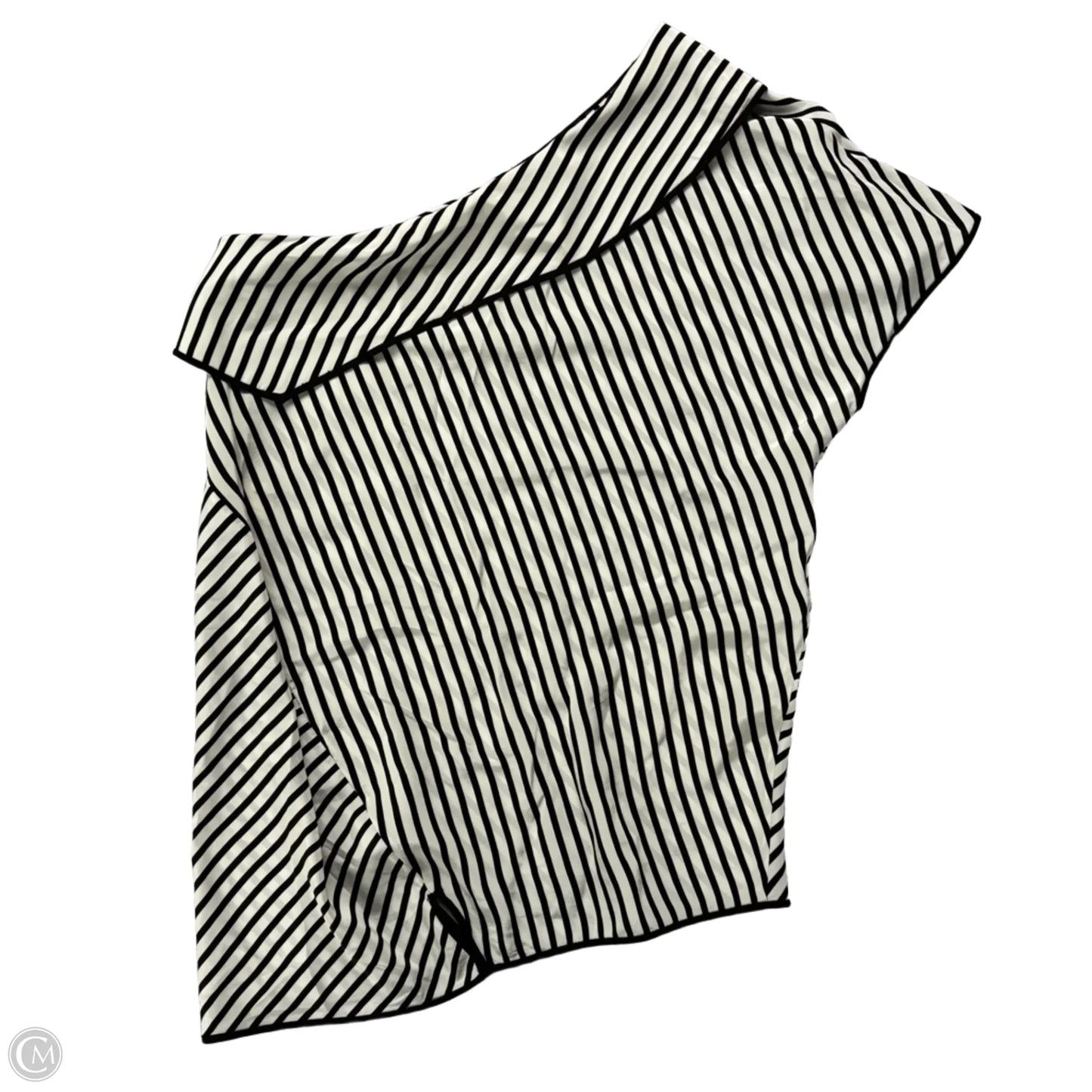 Blouse Designer By Diane Von Furstenberg In Striped Pattern, Size: M