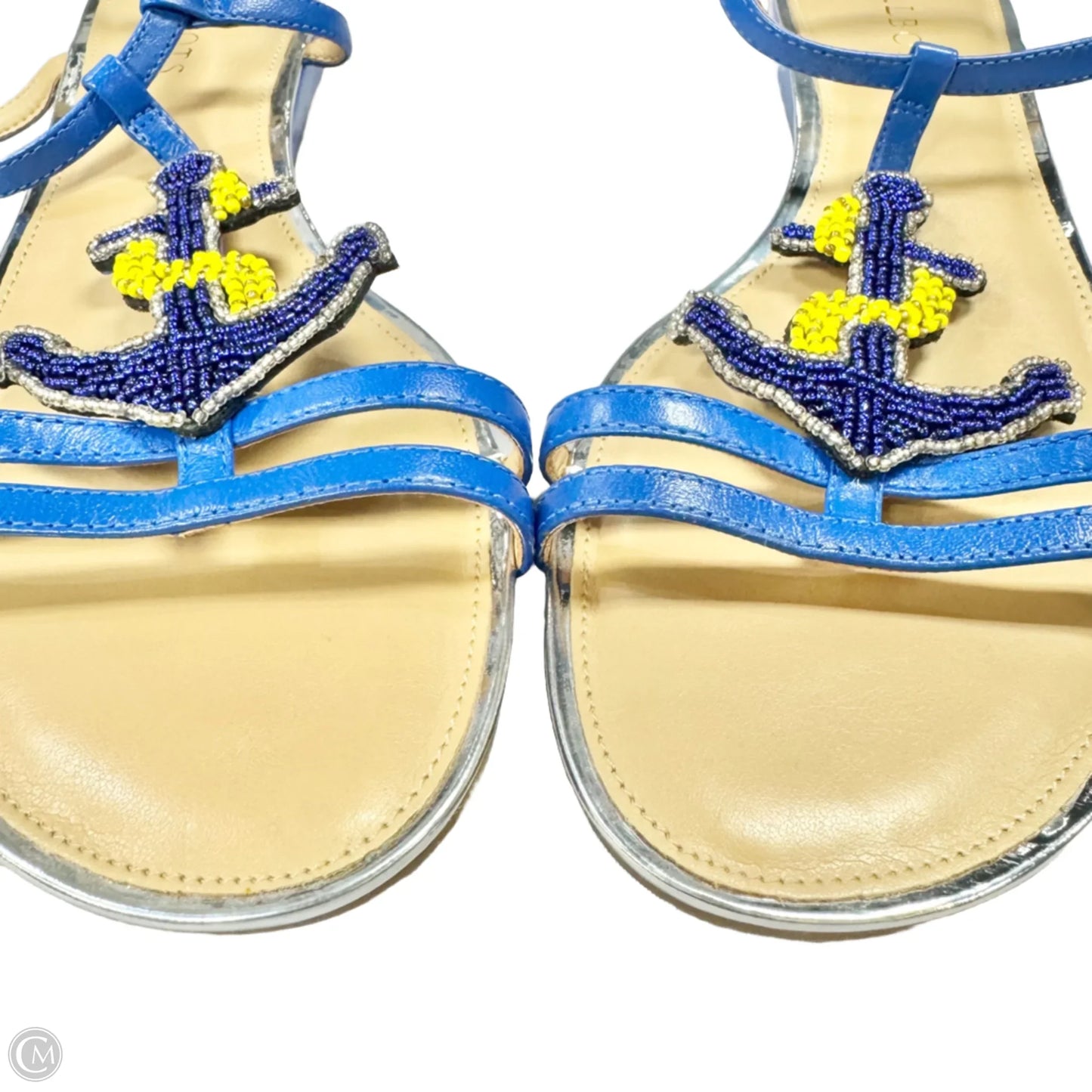 Sandals Flats By Talbots In Blue, Size: 10