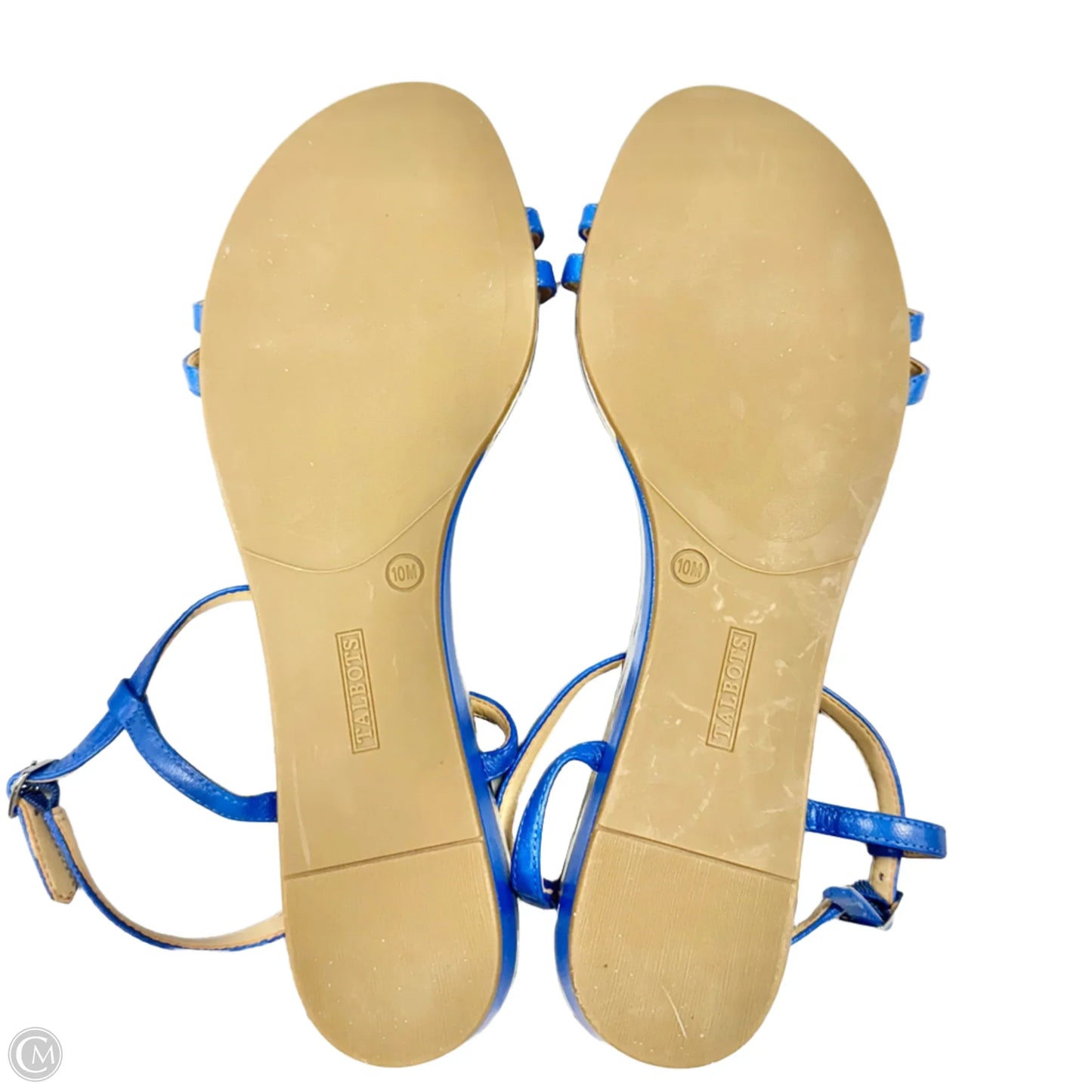 Sandals Flats By Talbots In Blue, Size: 10