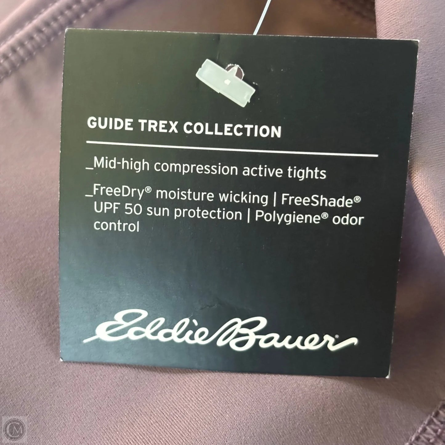 Athletic Leggings By Eddie Bauer In Mauve, Size: Xl
