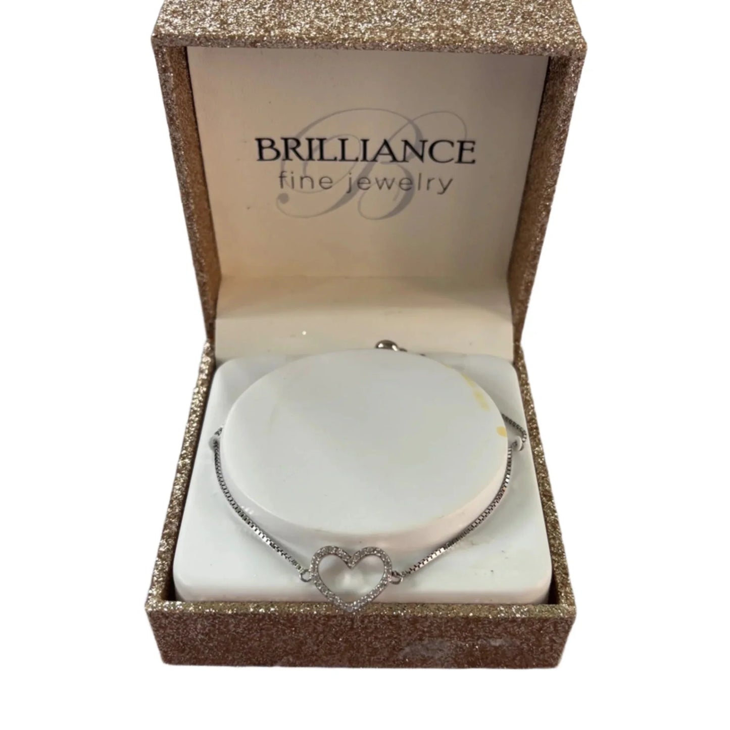 Bracelet Sterling Silver Heart By Brilliance Jewelry