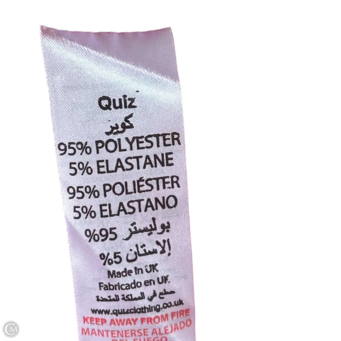 Dress Casual Midi By Quiz In Red, Size: L