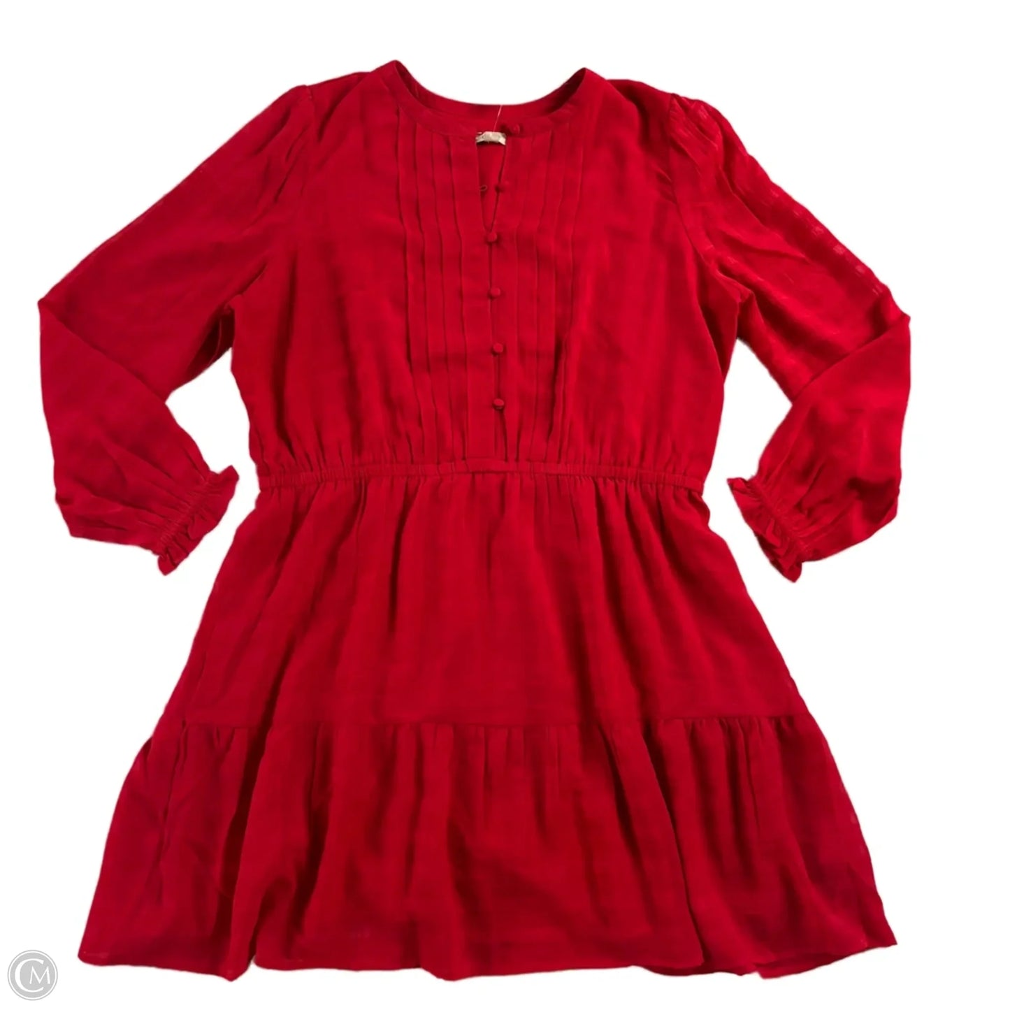 Dress Casual Short By Loft In Red, Size: Xl