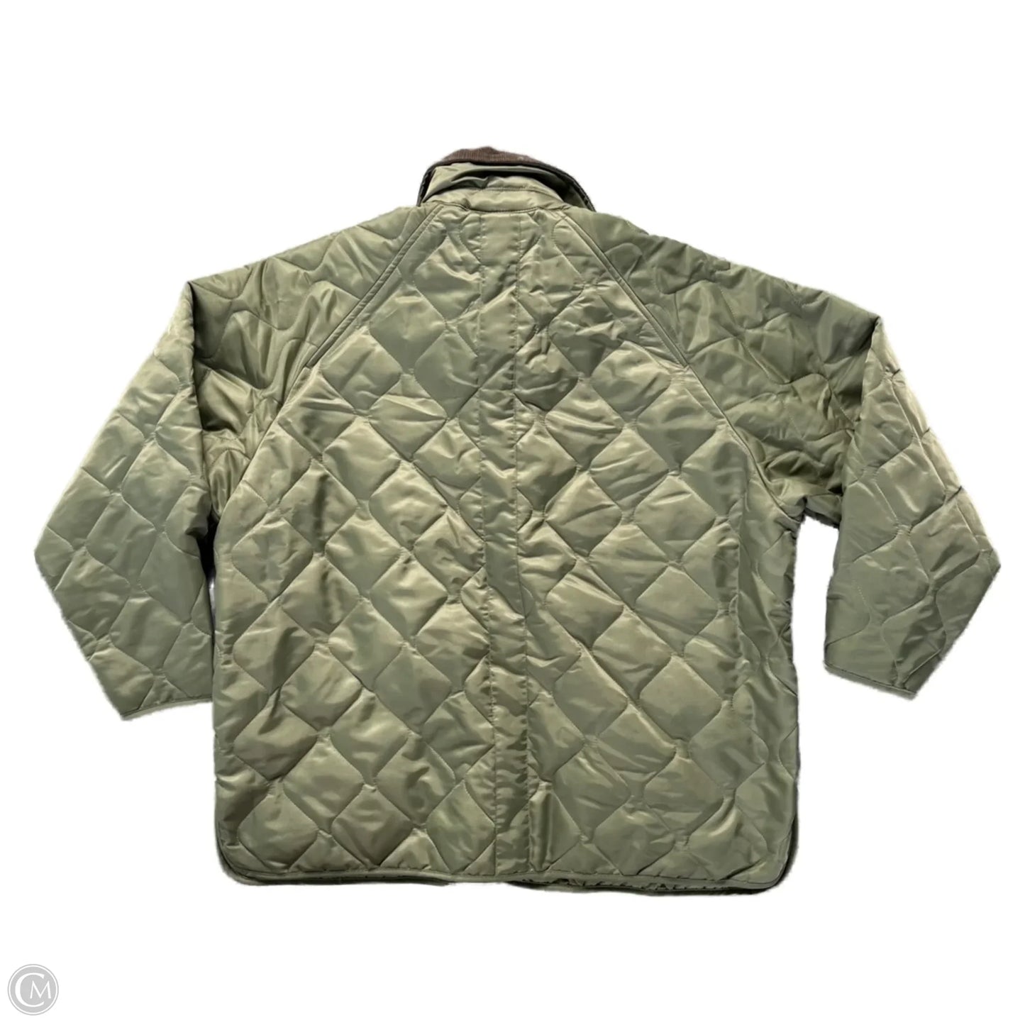 Jacket Puffer & Quilted By Pull & Bear In Green, Size: S
