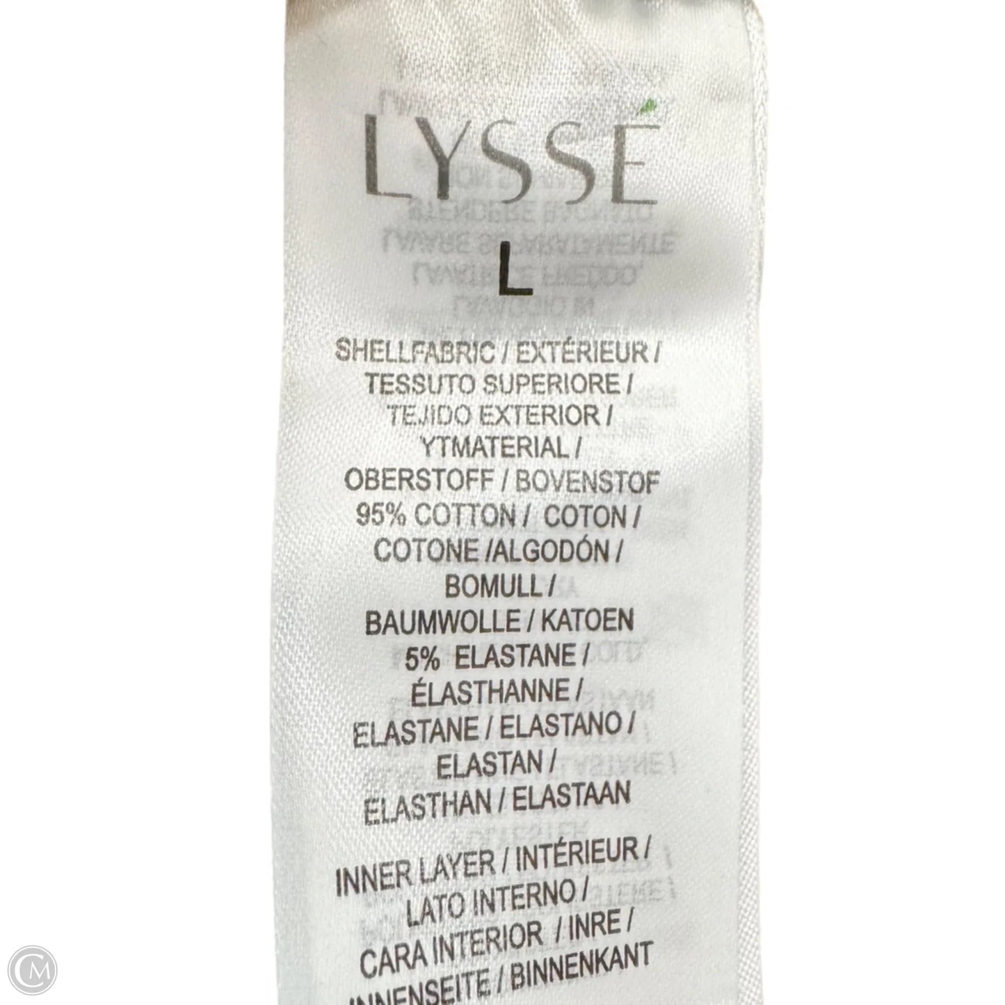 Pants Leggings By Lysse In Black, Size: L