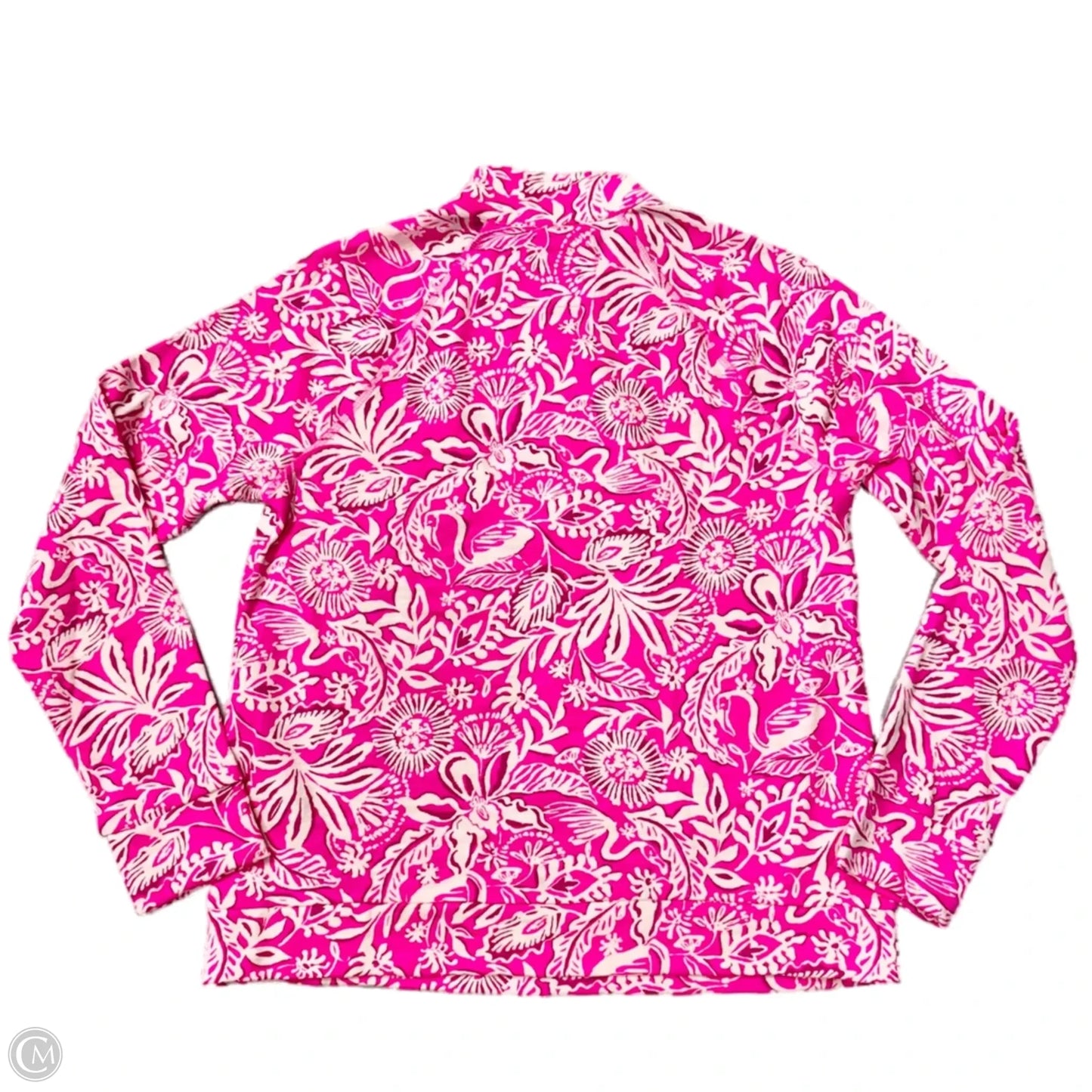 Sweatshirt Designer By Lilly Pulitzer In Pink & White, Size: S