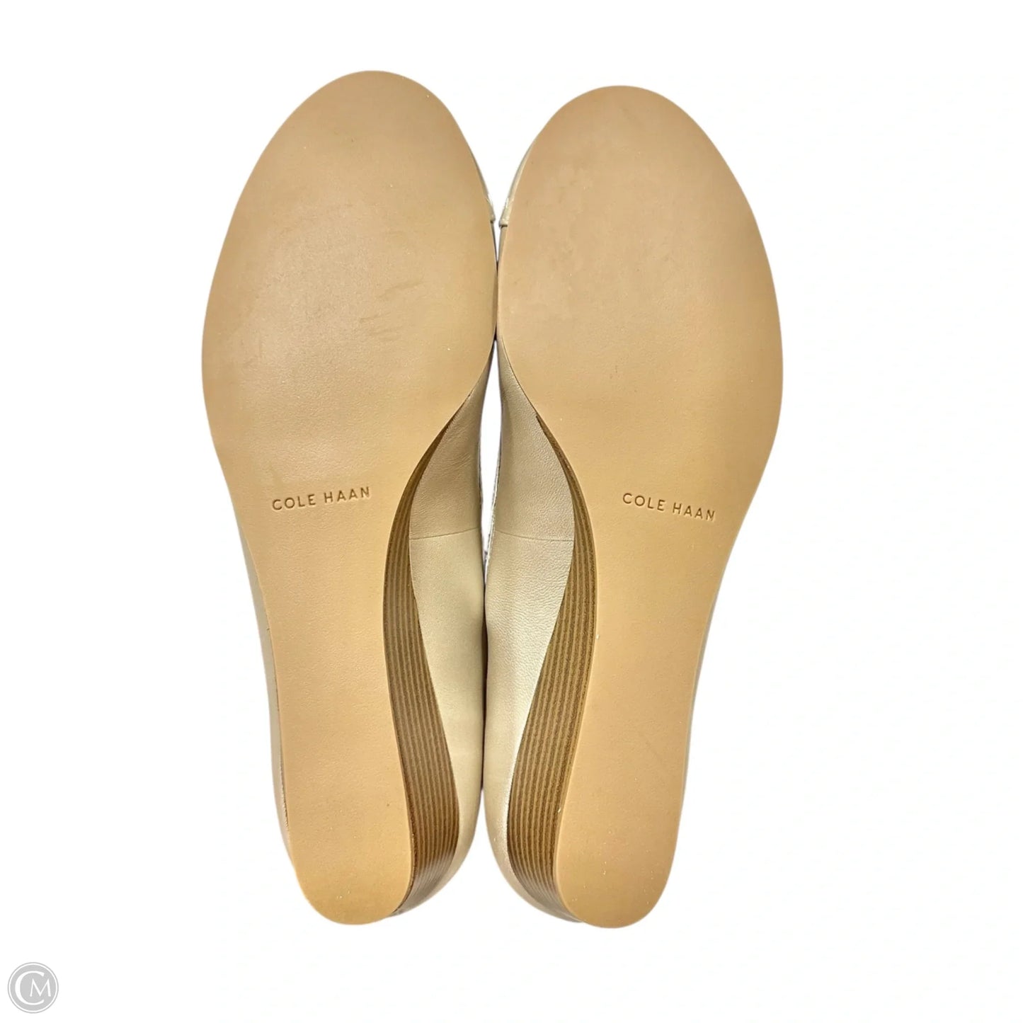 Shoes Heels Wedge By Cole-haan In Bronze, Size: 7.5