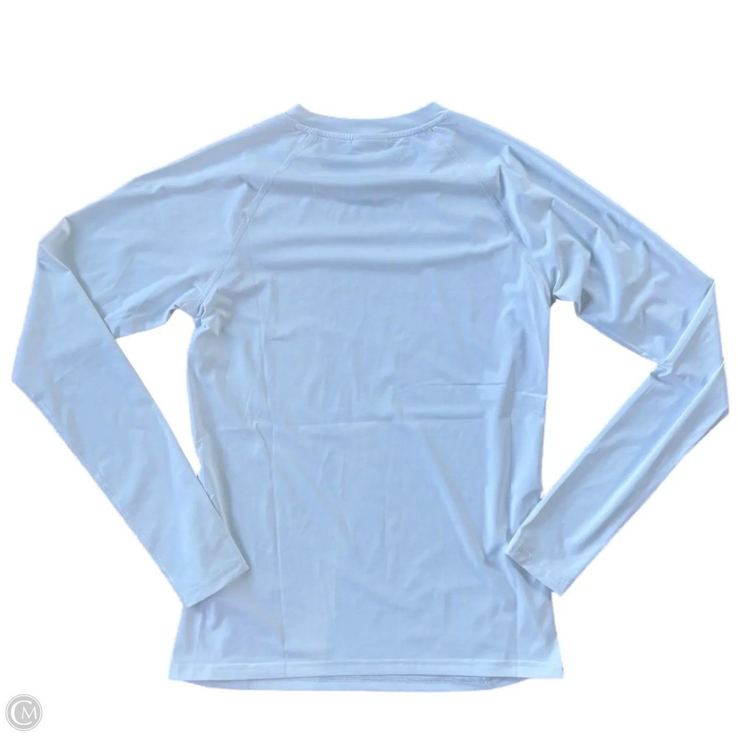Athletic Top Long Sleeve Crewneck By Gym Shark In White, Size: M