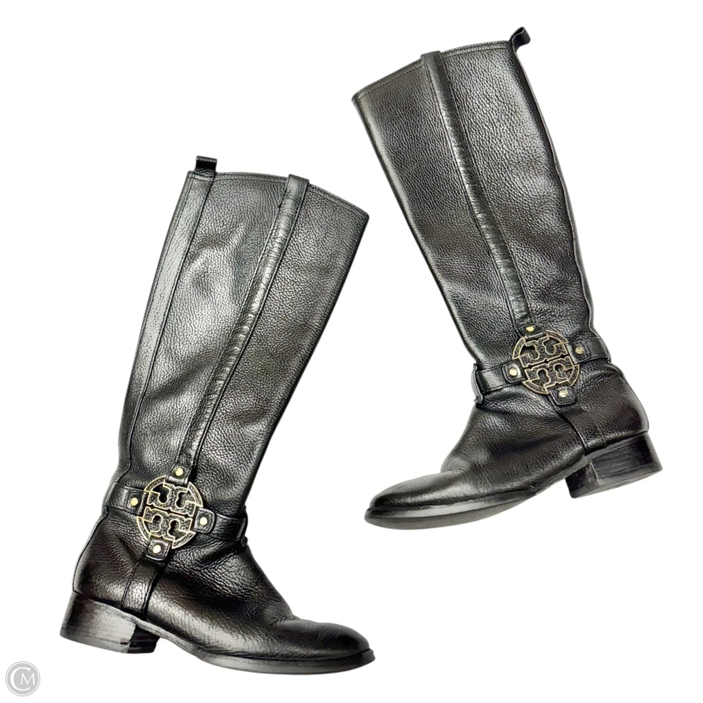 Boots Designer By Tory Burch In Black, Size: 6.5