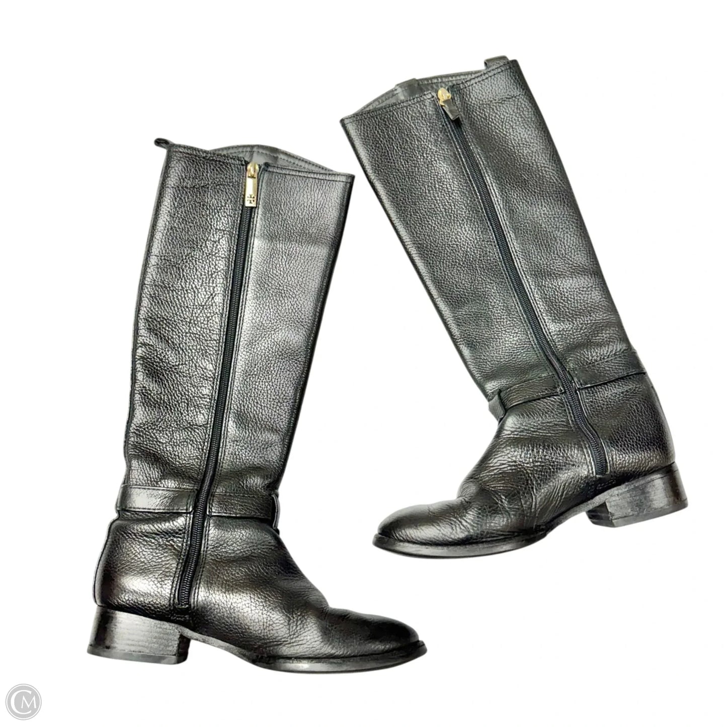 Boots Designer By Tory Burch In Black, Size: 6.5