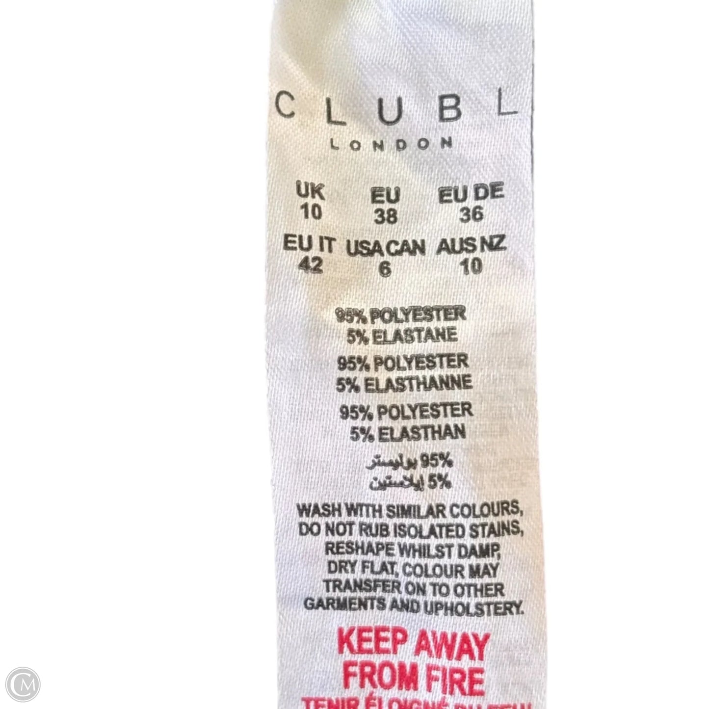 Dress Party Long By Club L London In Silver, Size: S