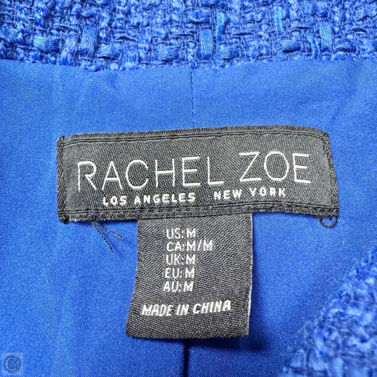 Blazer By Rachel Zoe In Blue, Size: M