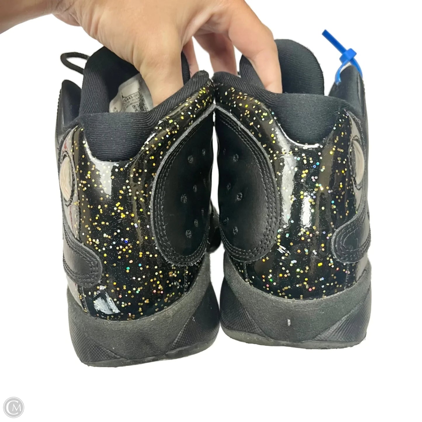 Shoes Luxury Designer By Jordan In Black, Size: 9