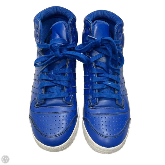 Shoes Sneakers By Adidas In Blue, Size: 7