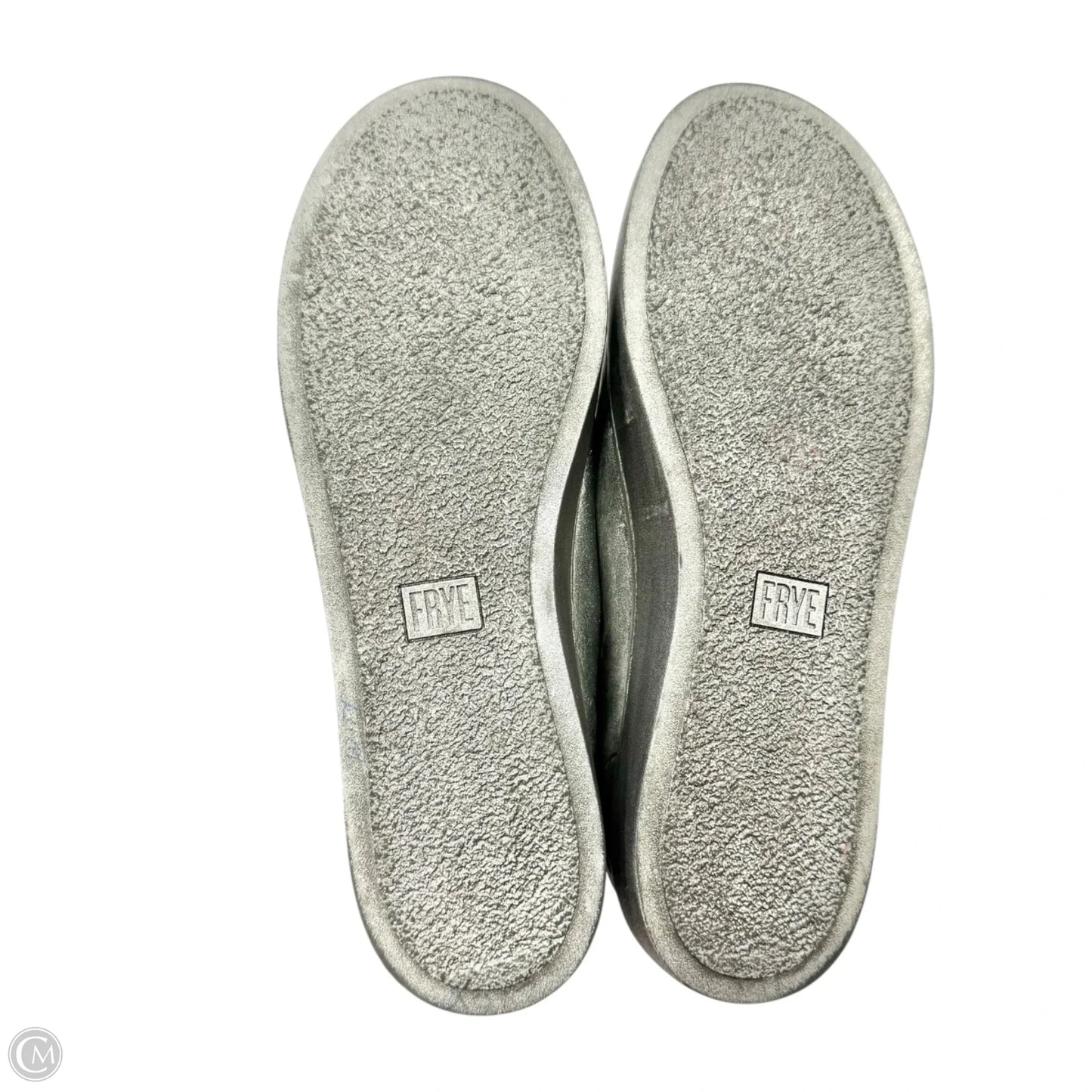 Shoes Designer By Frye In Silver, Size: 9.5
