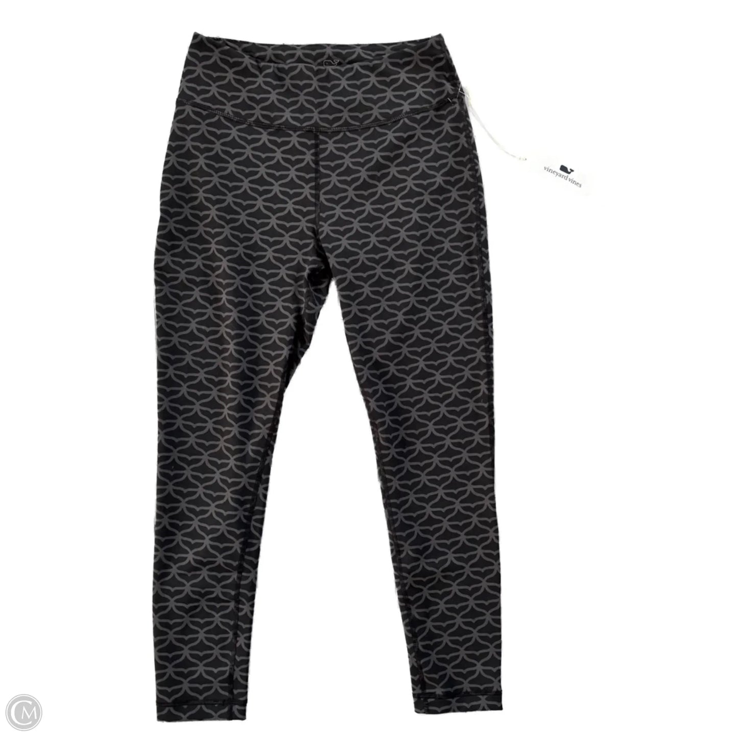 Athletic Leggings By Vineyard Vines In Black & Grey, Size: S