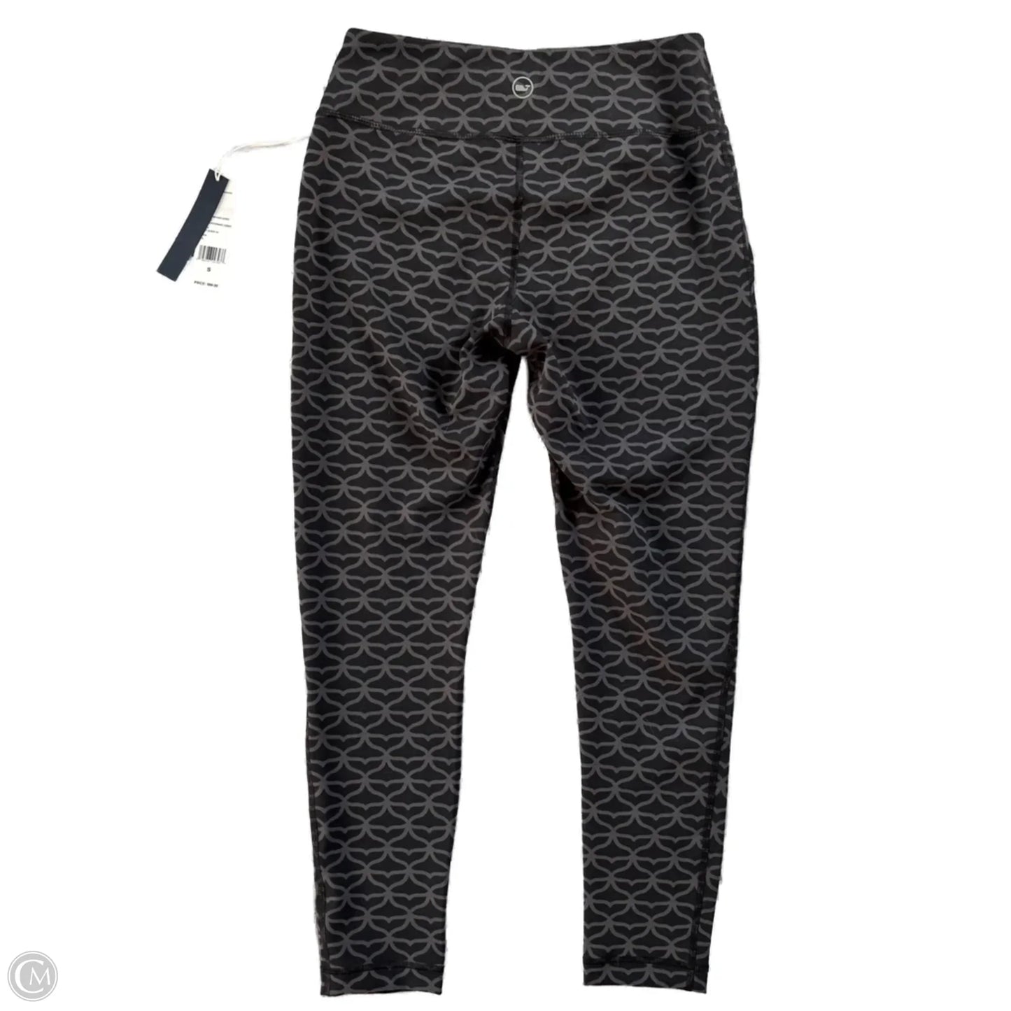 Athletic Leggings By Vineyard Vines In Black & Grey, Size: S