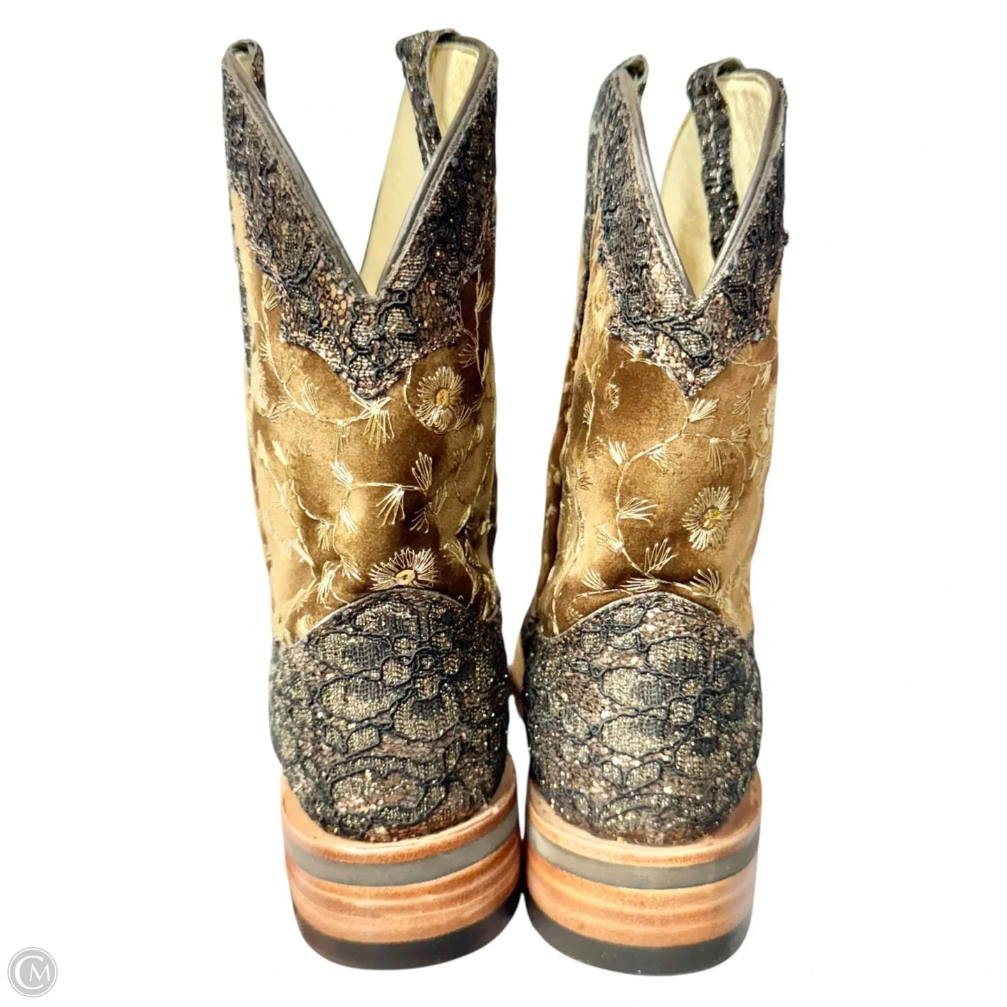 Boots Western By Ferrini In Brown, Size: 6