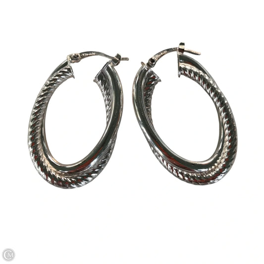 Earrings Sterling Silver Hoop
