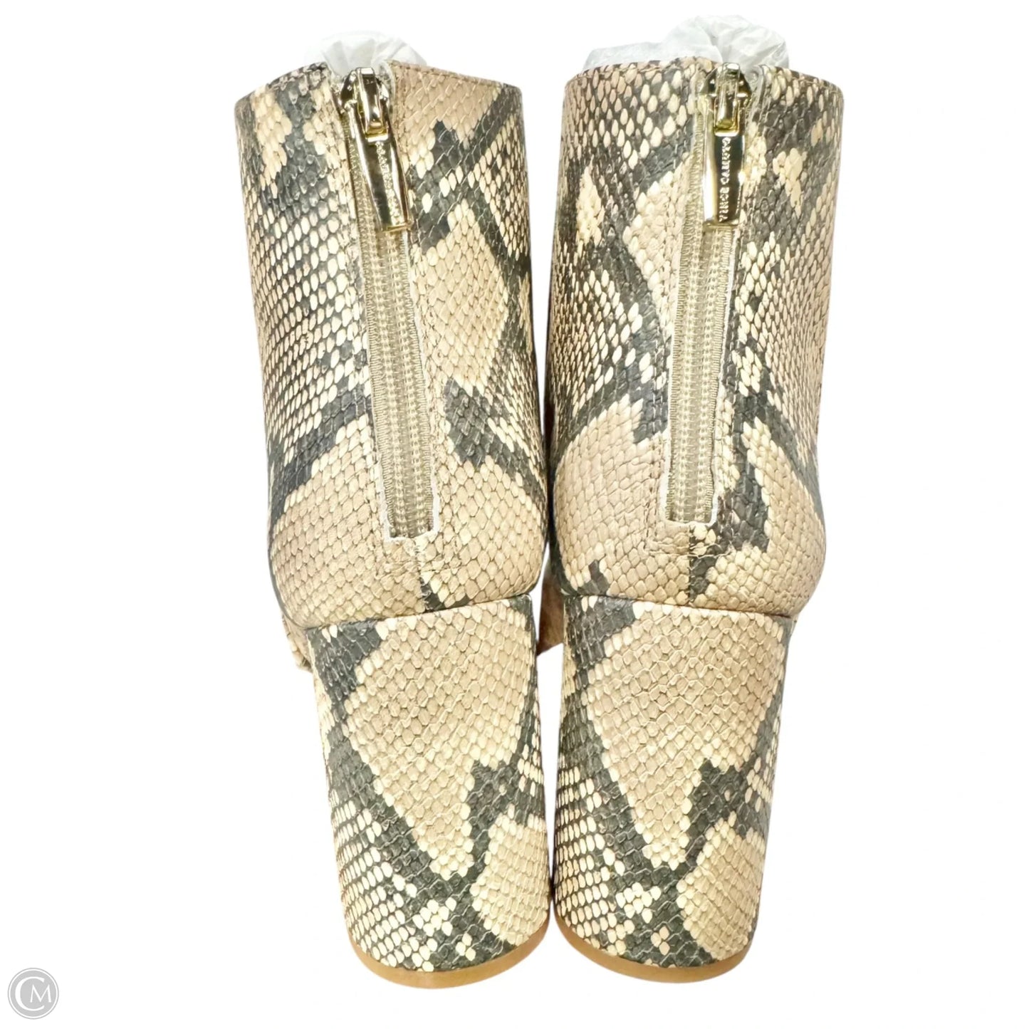 Boots Leather By Vince Camuto In Snakeskin Print, Size: 10