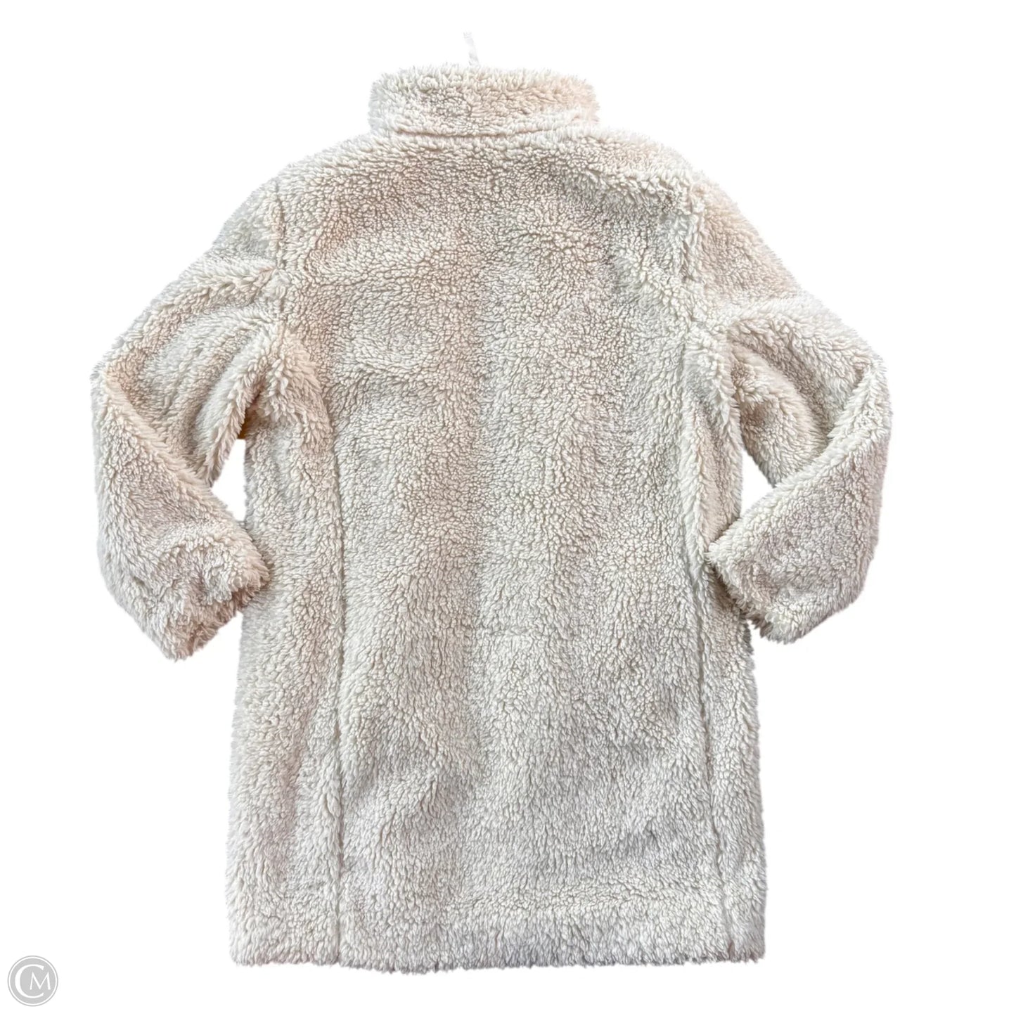 Coat Faux Fur & Sherpa By Gap In Cream, Size: Xs