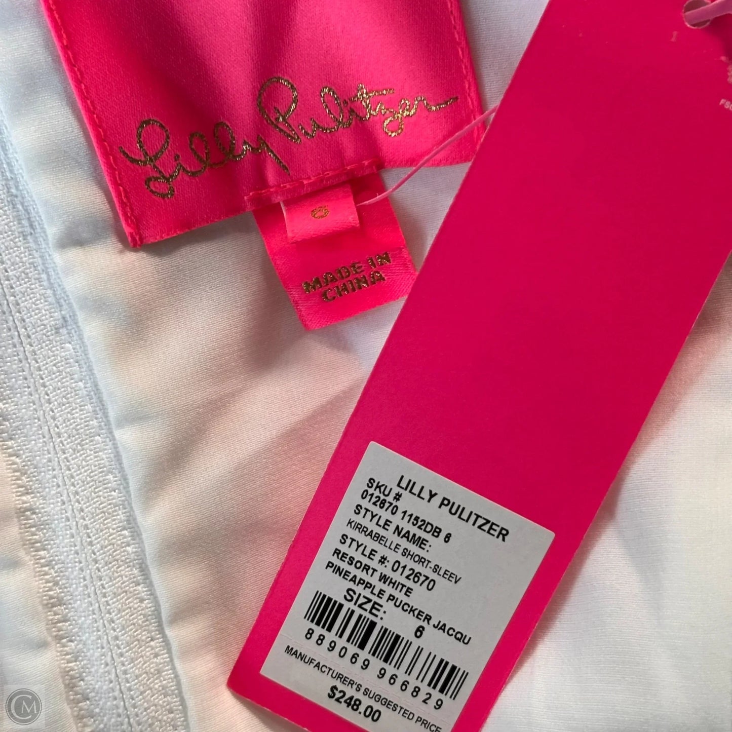 Jumpsuit Designer By Lilly Pulitzer In White, Size: S