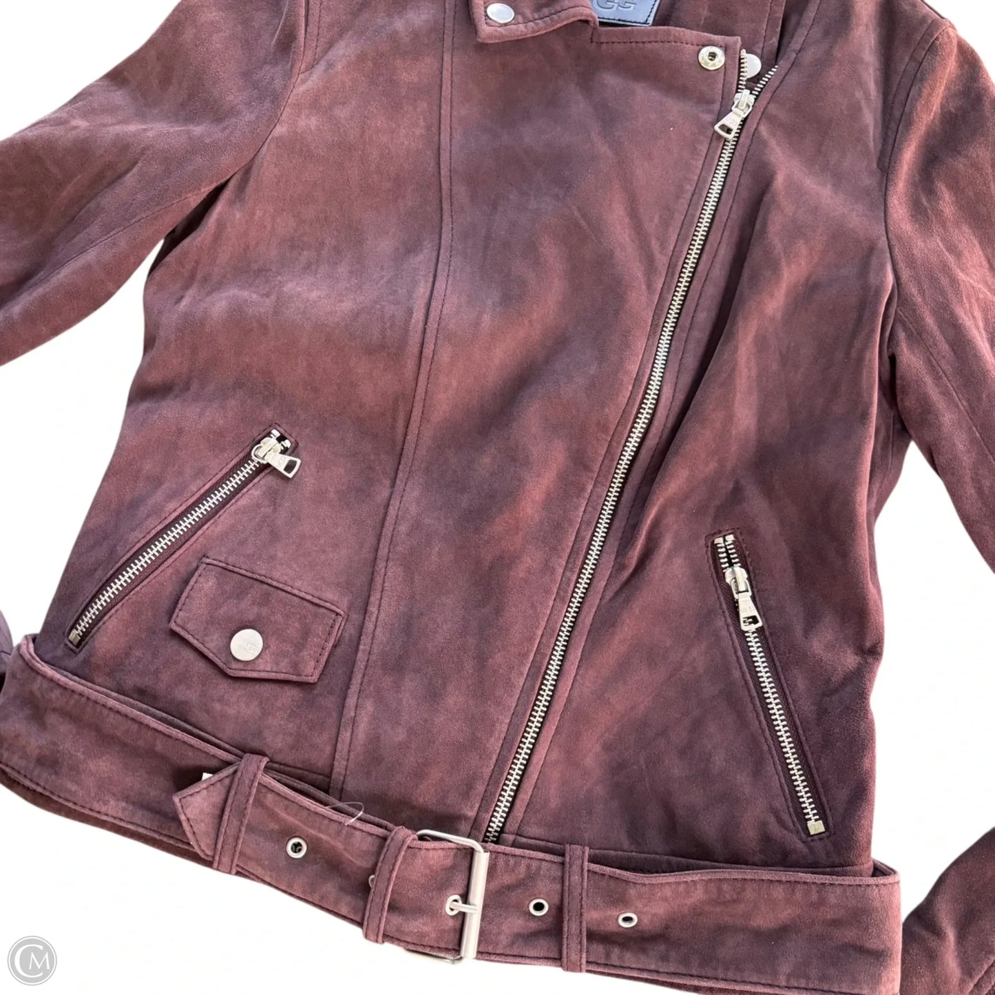 Jacket Designer By Ugg In Purple, Size: Xs