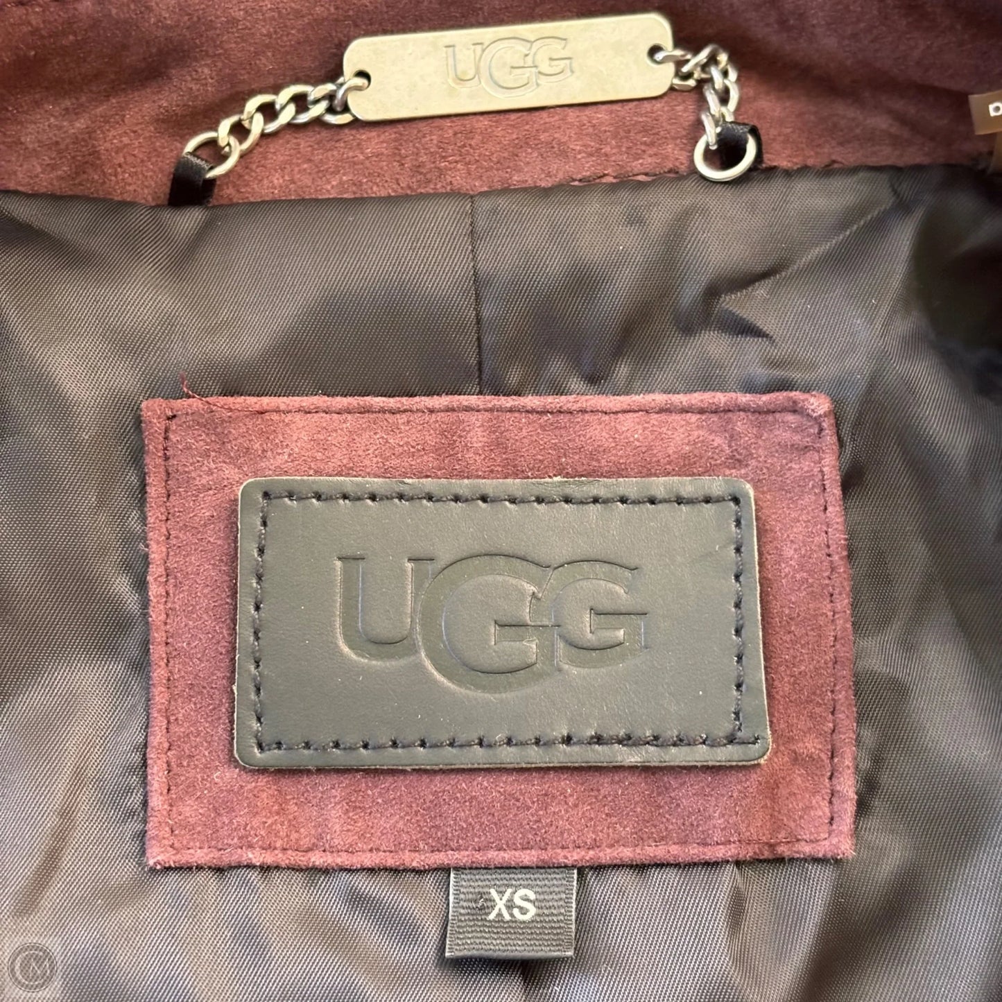 Jacket Designer By Ugg In Purple, Size: Xs