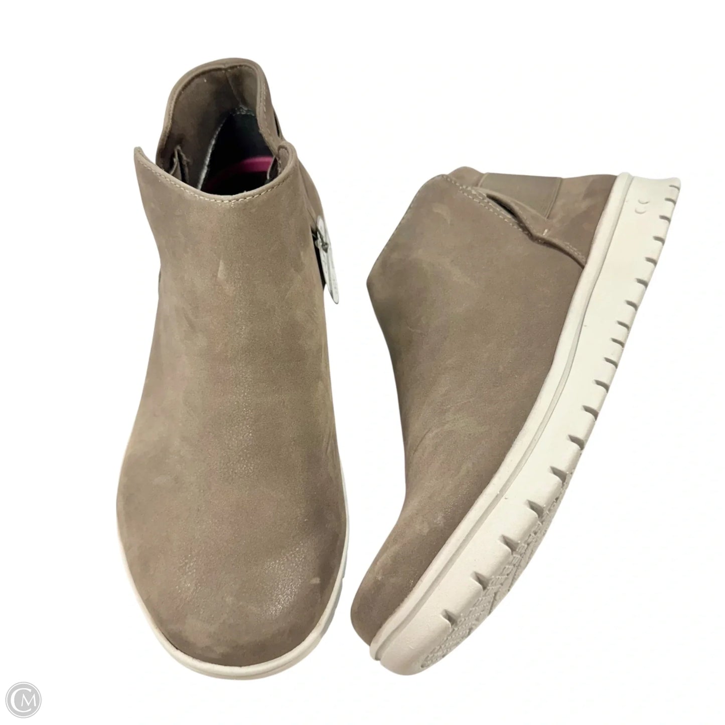 Boots Ankle Flats By Ryka In Taupe, Size: 8
