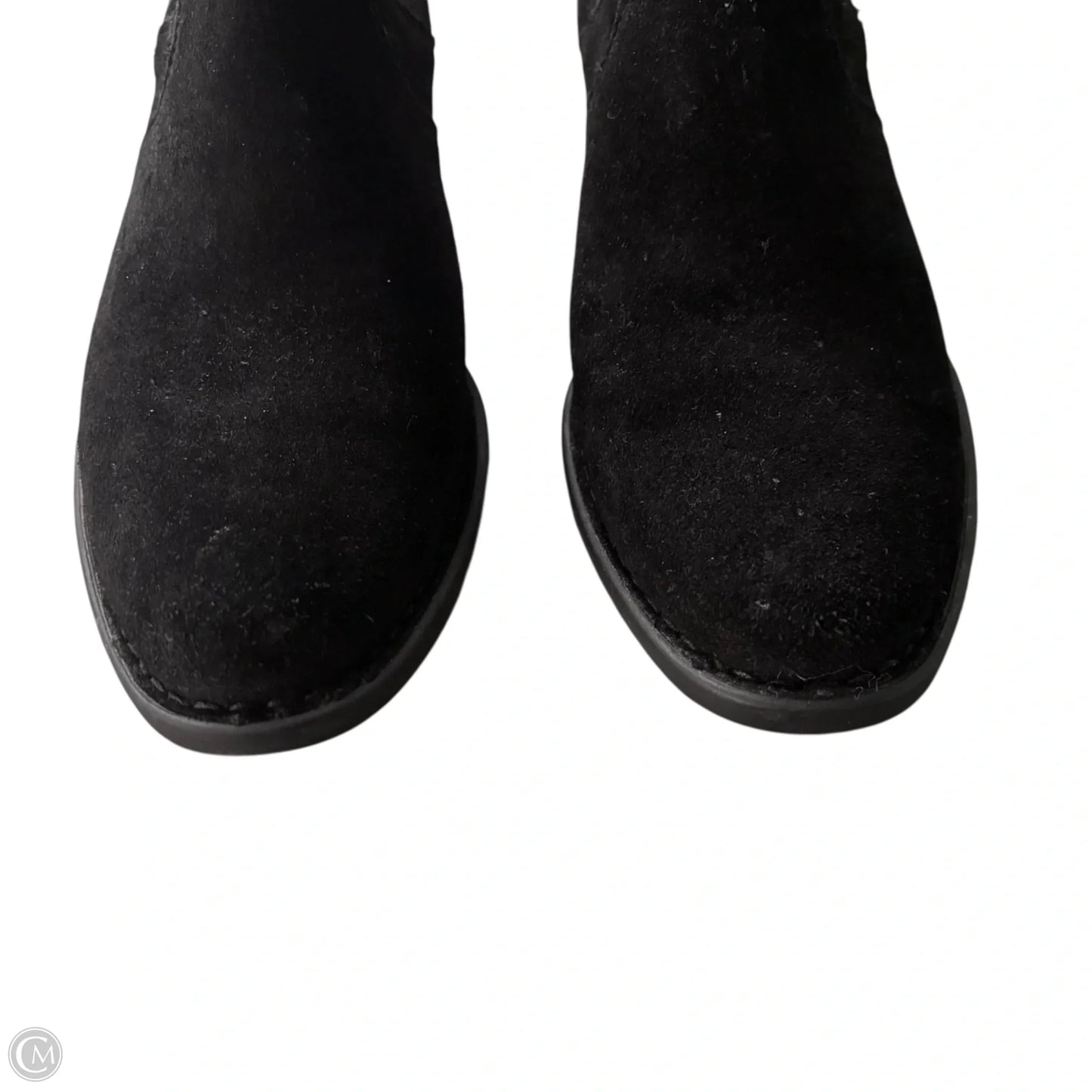 Boots Leather By Born In Black, Size: 8