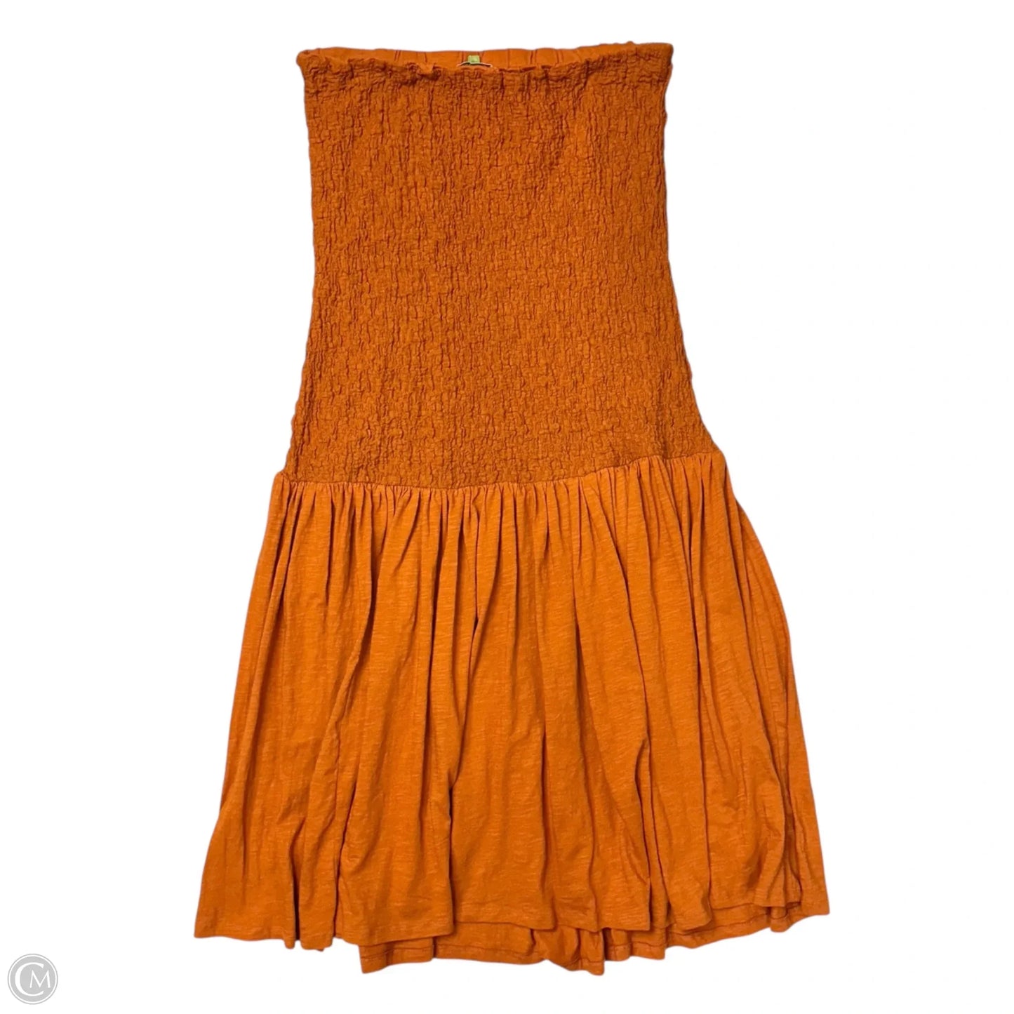 Dress Casual Midi By Anthropologie In Orange, Size: L
